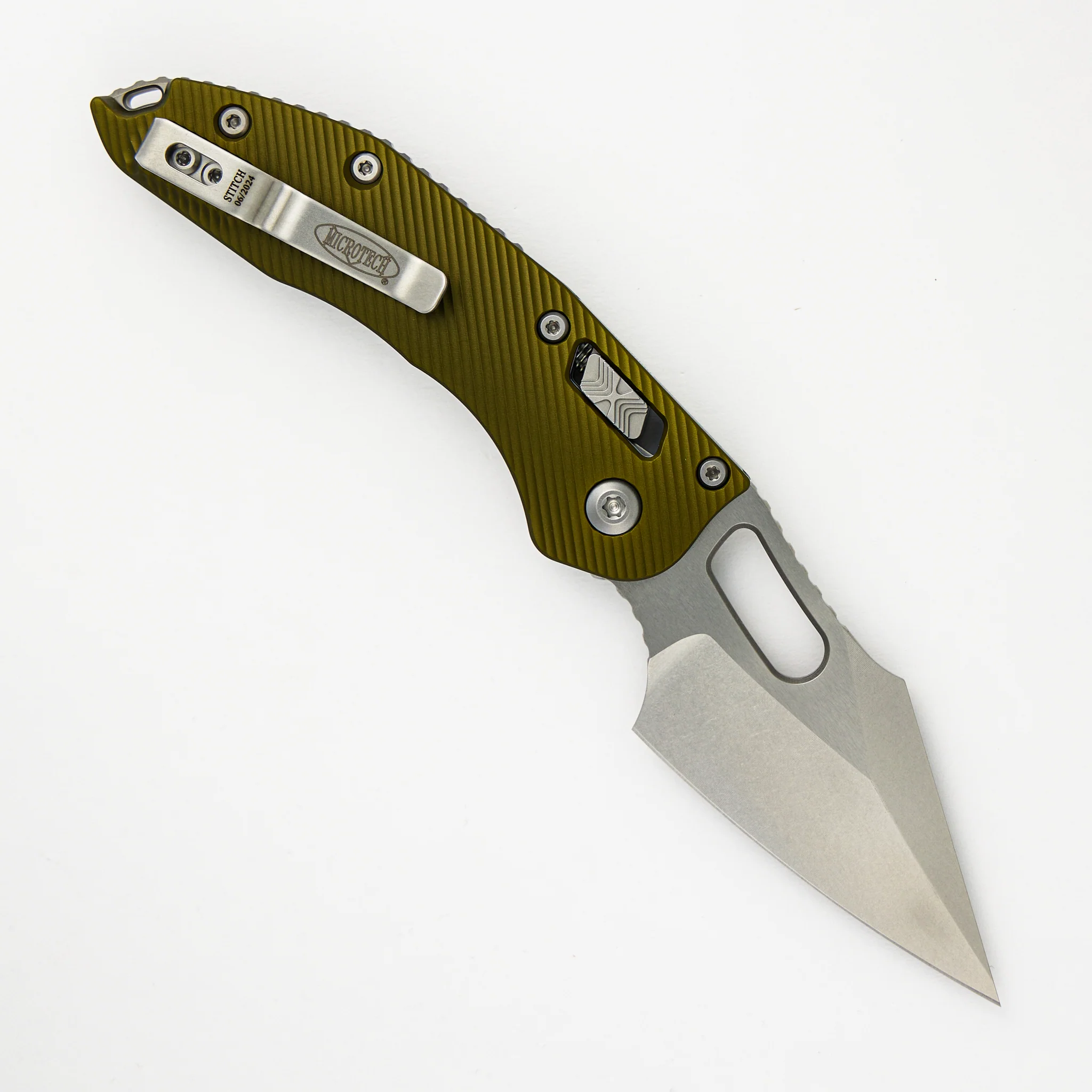 Stitch - RAM-LOK S/E Fluted OD Green Stonewash Standard 169RL-10 FLOD (Borka Blades Design) - Image 2