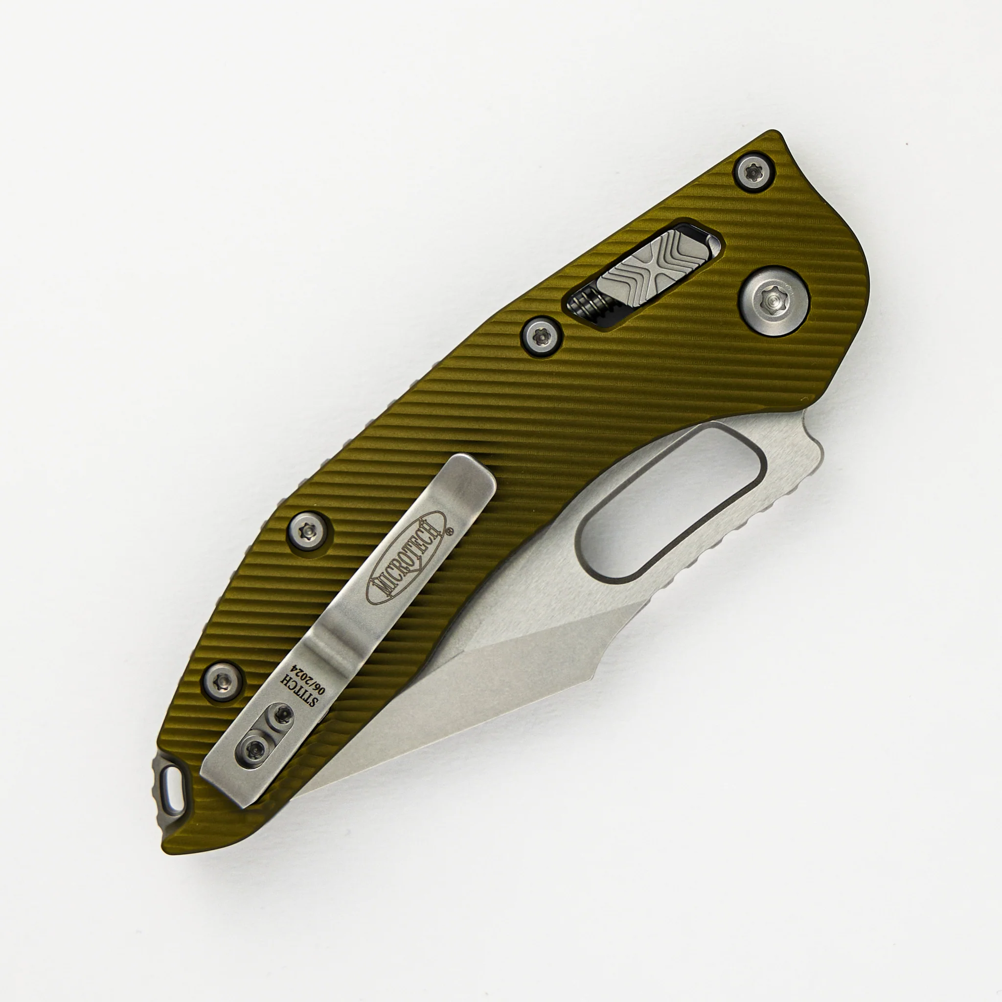 Stitch - RAM-LOK S/E Fluted OD Green Stonewash Standard 169RL-10 FLOD (Borka Blades Design) - Image 4