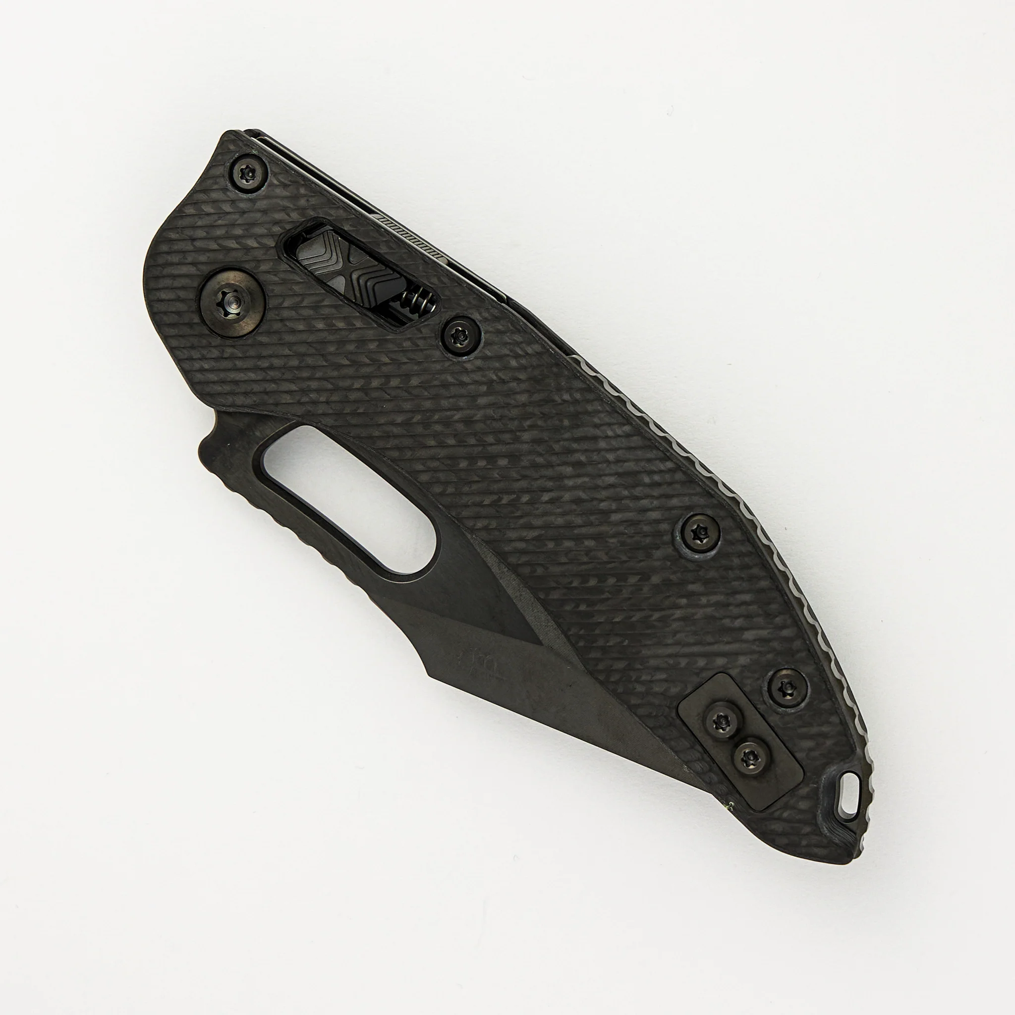 Stitch - RAM-LOK S/E Signature Series Fluted Carbon Fiber Handle DLC Standard 169RL-1 DLCTFLCFS (Borka Blades Design) - Image 3