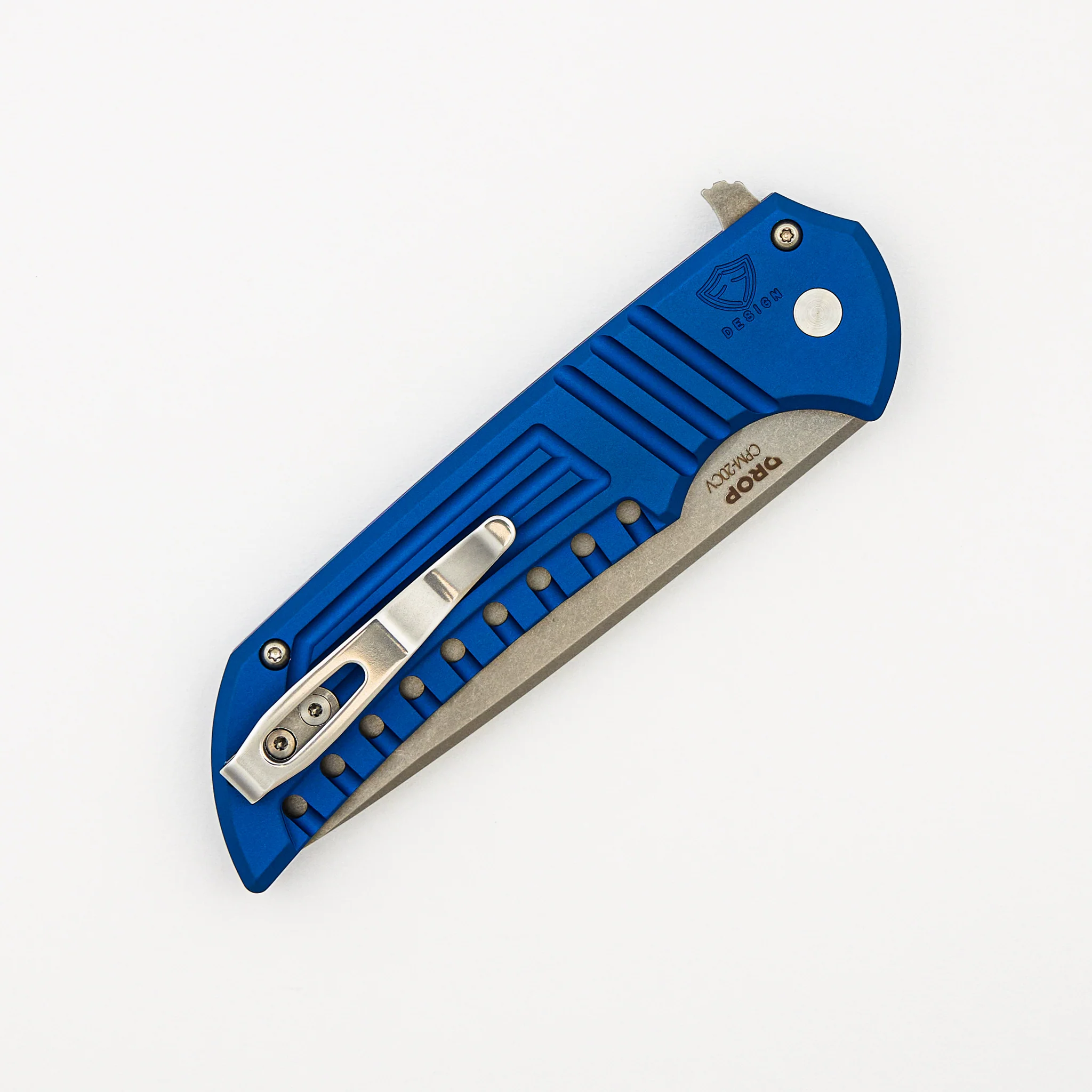 Mordax - Drop Exclusive - Blue Handle - CPM-20CV Blade - Image 4