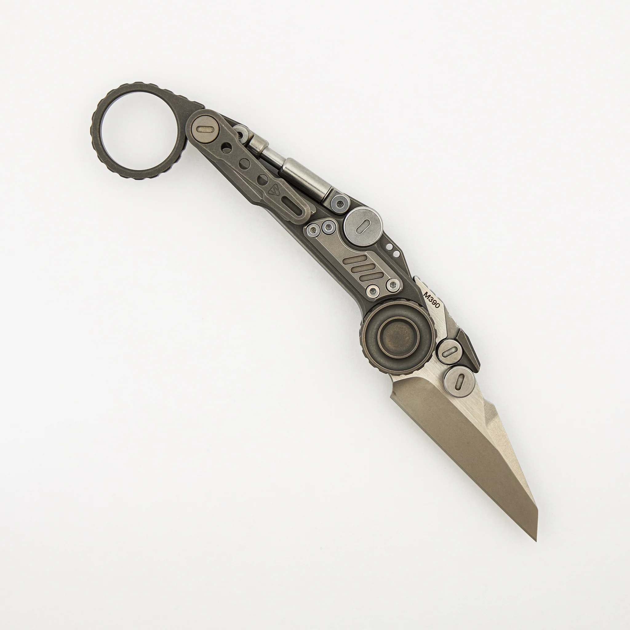 MT-11 Shuukaku - Stonewash Titanium Handle - M390 Blade - Image 2
