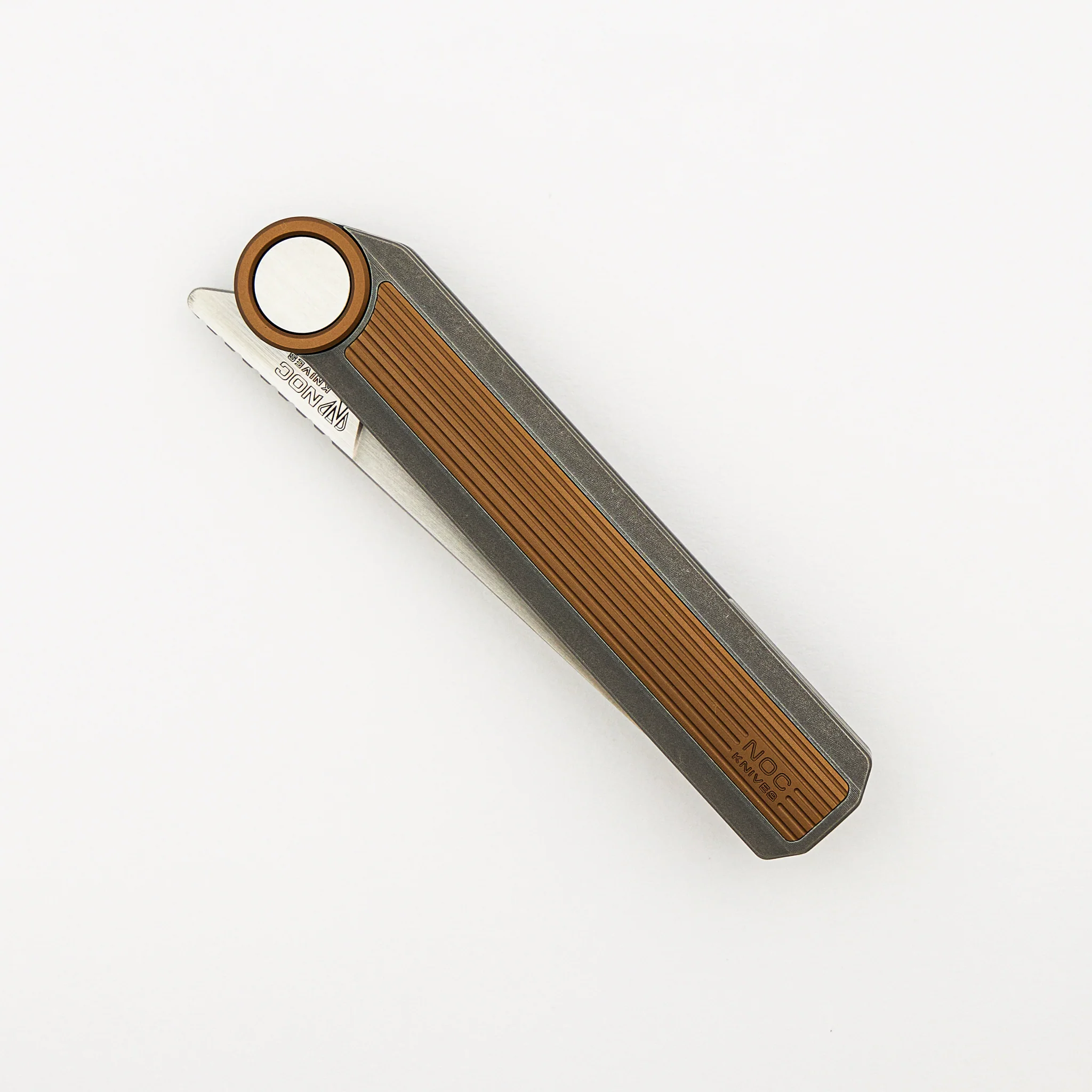 MT-20 - Stonewashed/Bronze Anodized Titanium Handle - M390 Blade - Image 3