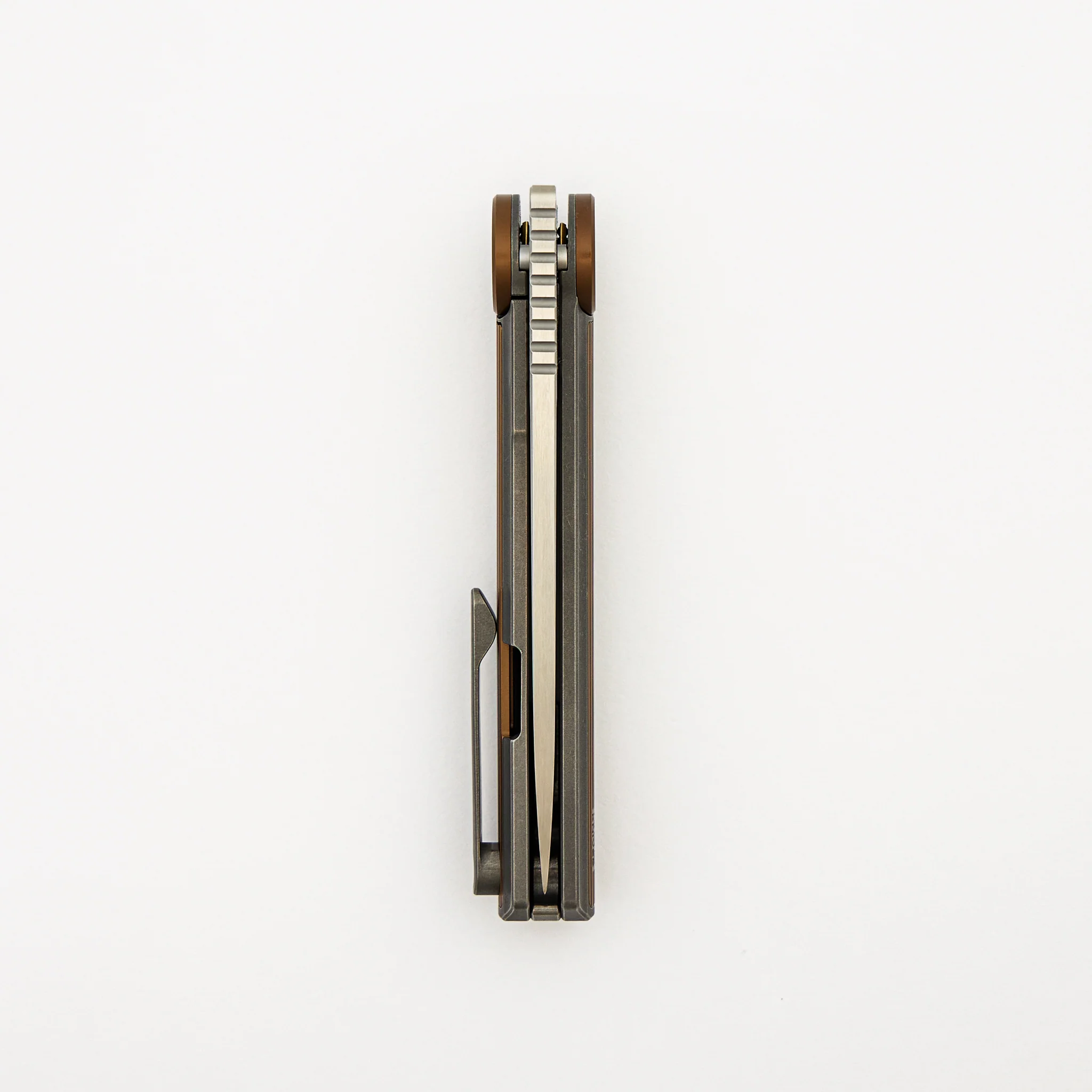 MT-20 - Stonewashed/Bronze Anodized Titanium Handle - M390 Blade - Image 5