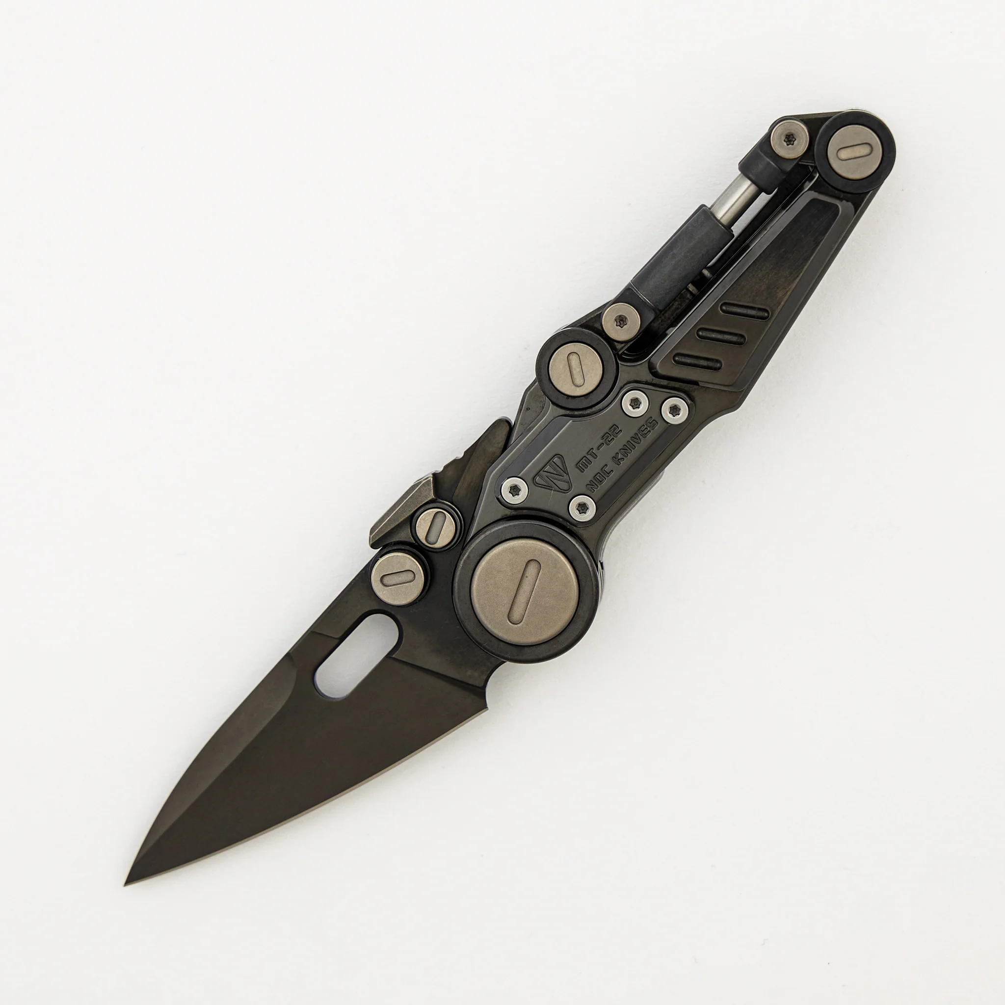 MT-22 Mini S-08 - Zirconium Handle - Black M390 Blade