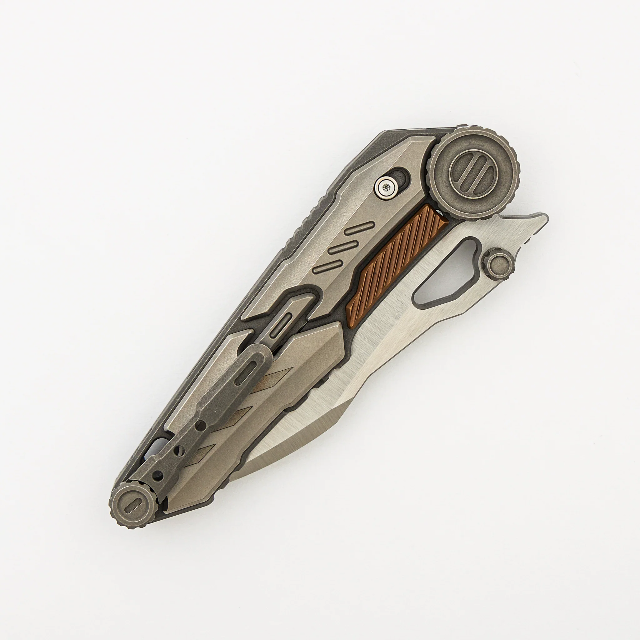MTSS - Stonewash/Bronze Anodized Titanium Handle - Vanax Blade - Image 4