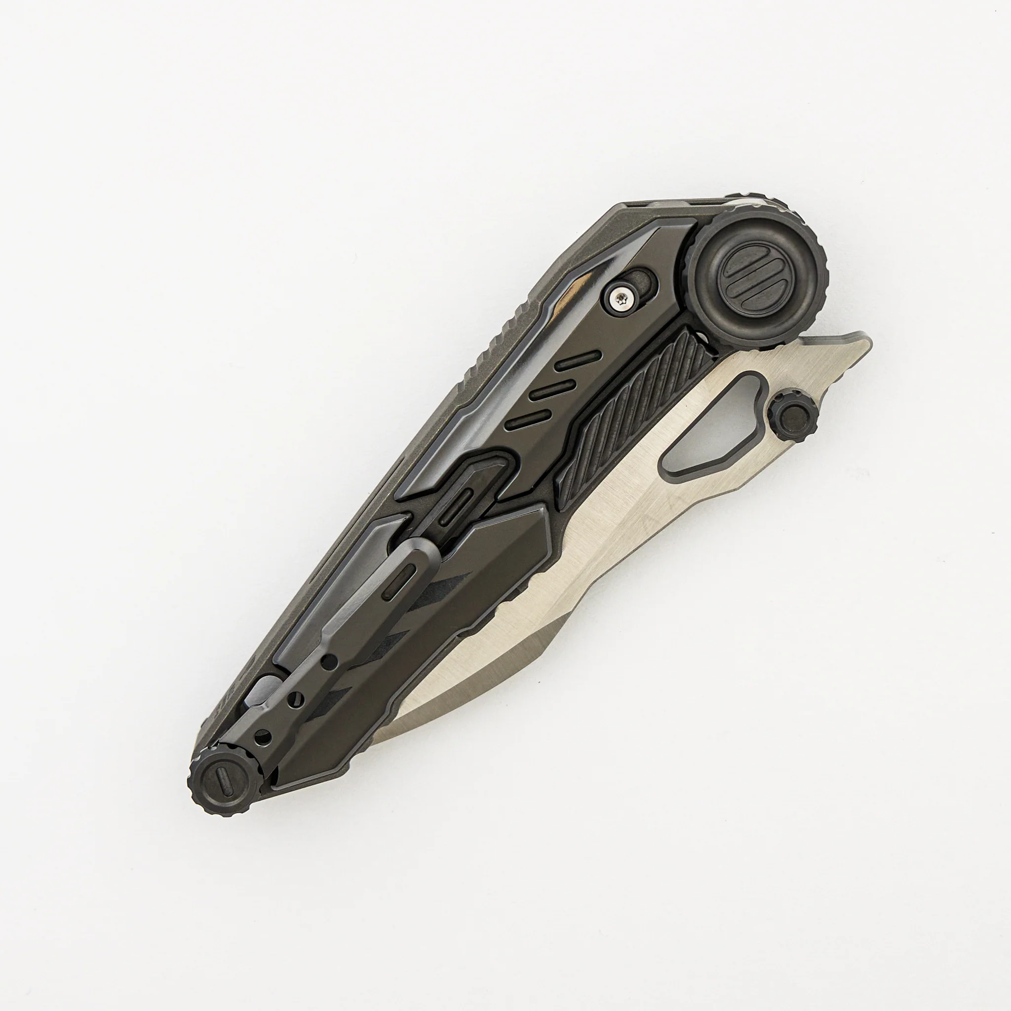 MTSS - Stonewash Titanium/Zirconium Handle - Vanax Blade - Image 4
