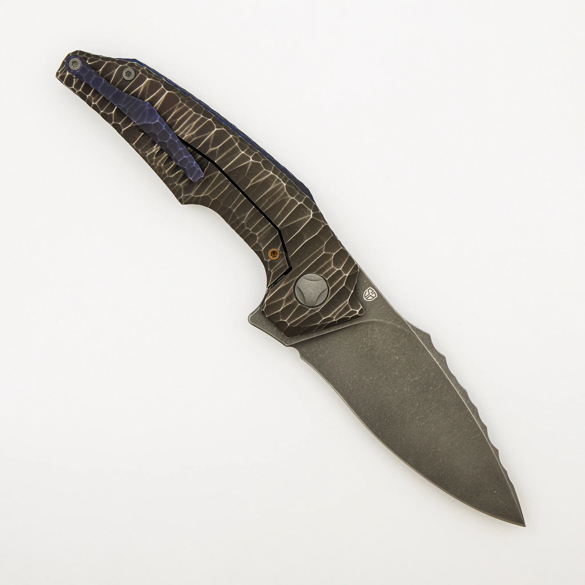 Muscle (One-Off) - M390 Blade - Titanium Handle (Tashi Bharucha Design) - Image 2