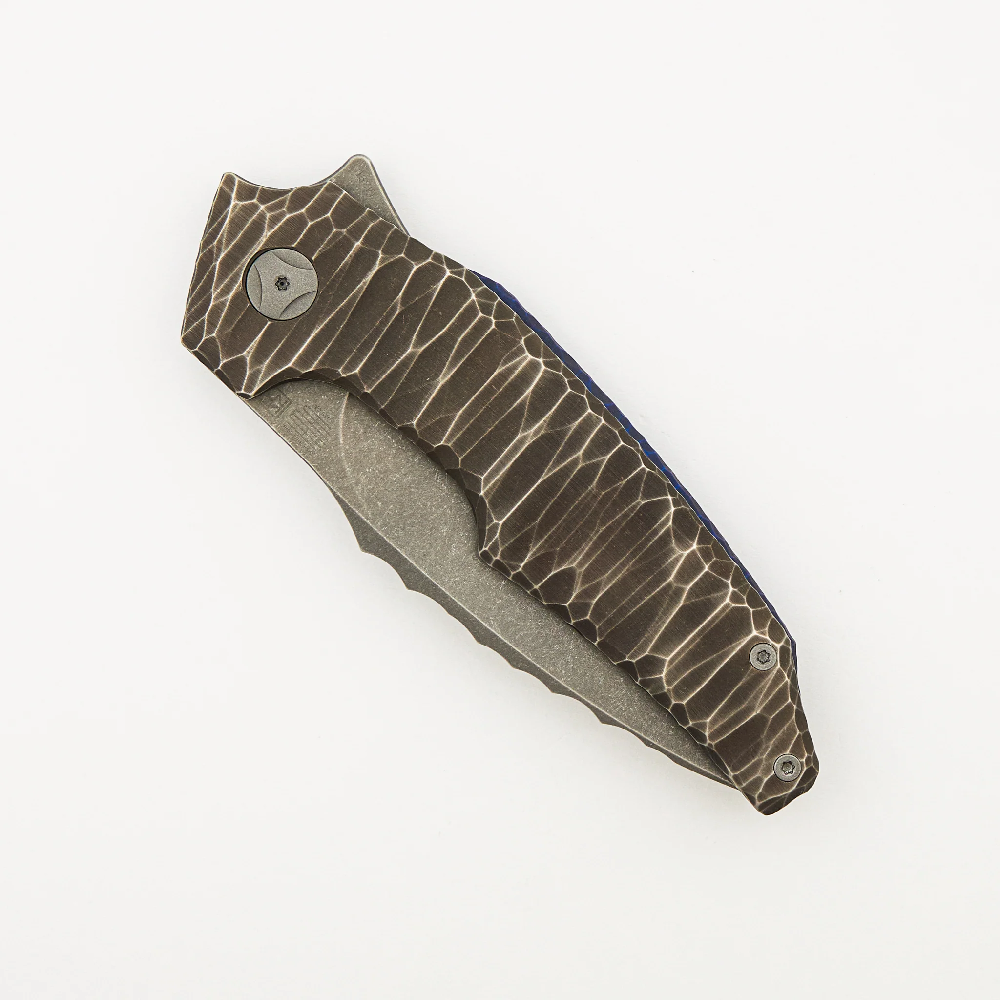 Muscle (One-Off) - M390 Blade - Titanium Handle (Tashi Bharucha Design) - Image 3