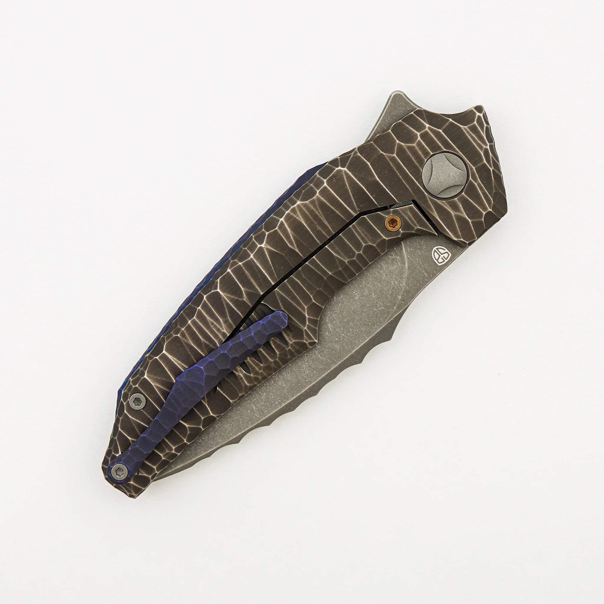 Muscle (One-Off) - M390 Blade - Titanium Handle (Tashi Bharucha Design) - Image 4