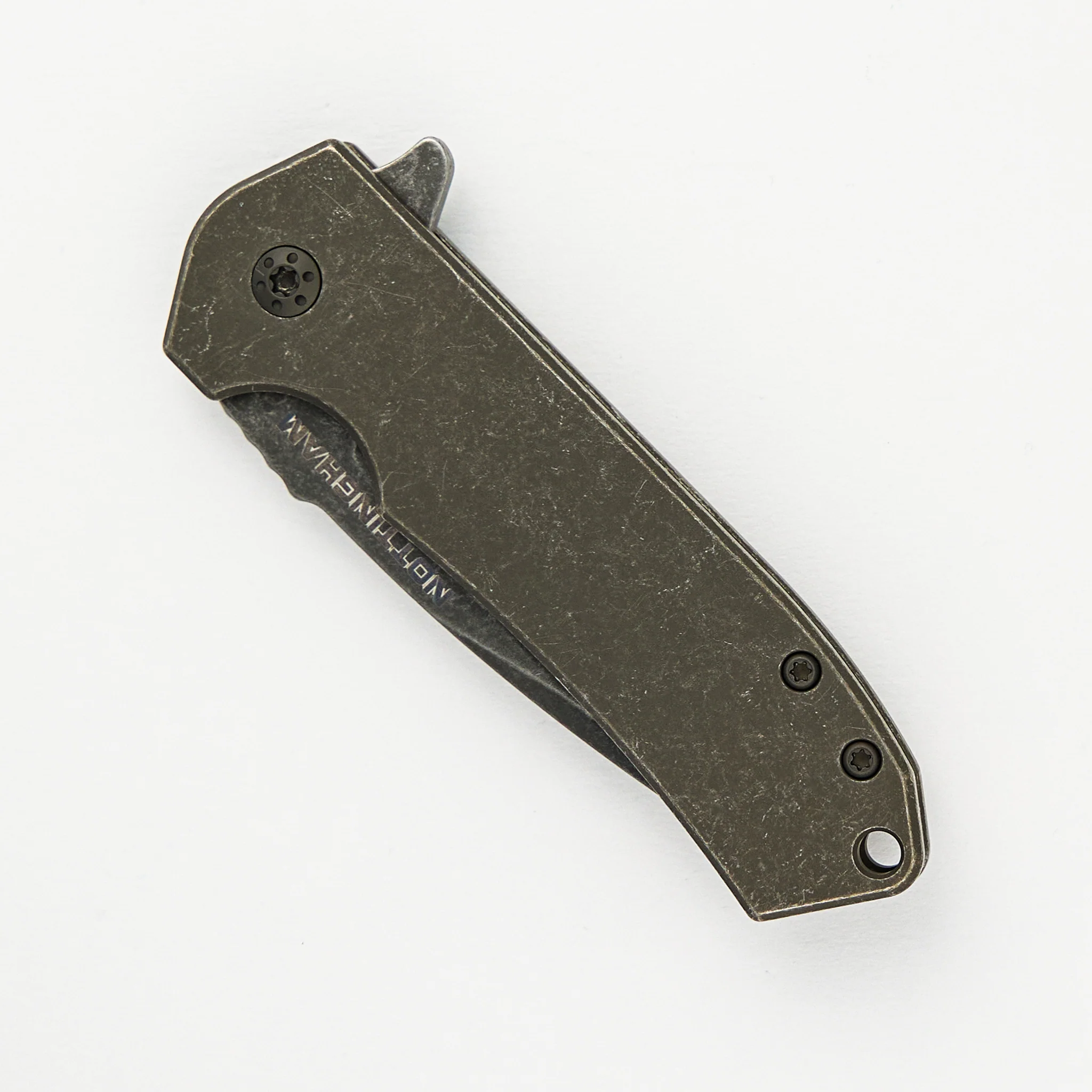 Ultra4 Folder - Titanium Handle - Field Edition - Blasted Tumbled - Image 3