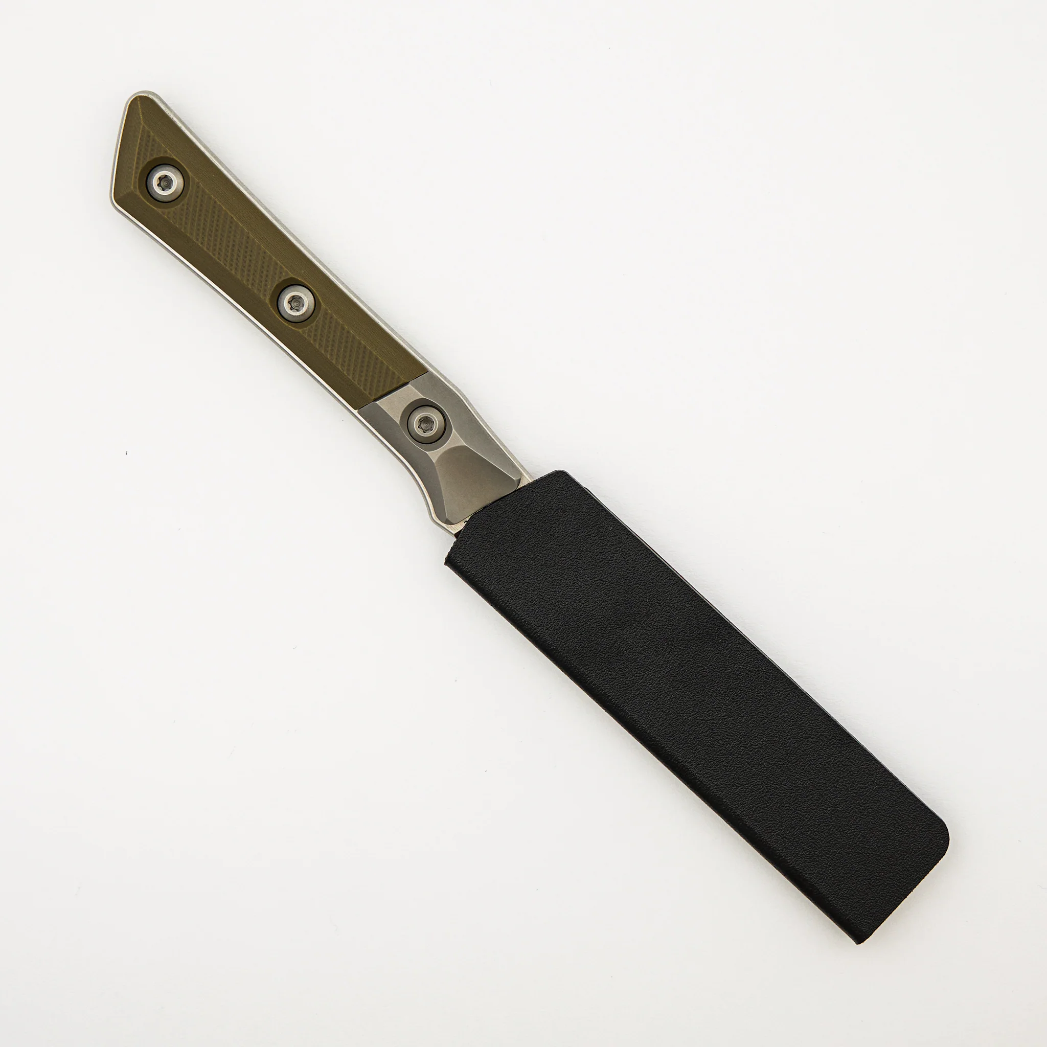 Paring Knife - G10 OD Green - Bead Blast Bolster - Stonewash Standard - 3500B-10 OD - Image 4