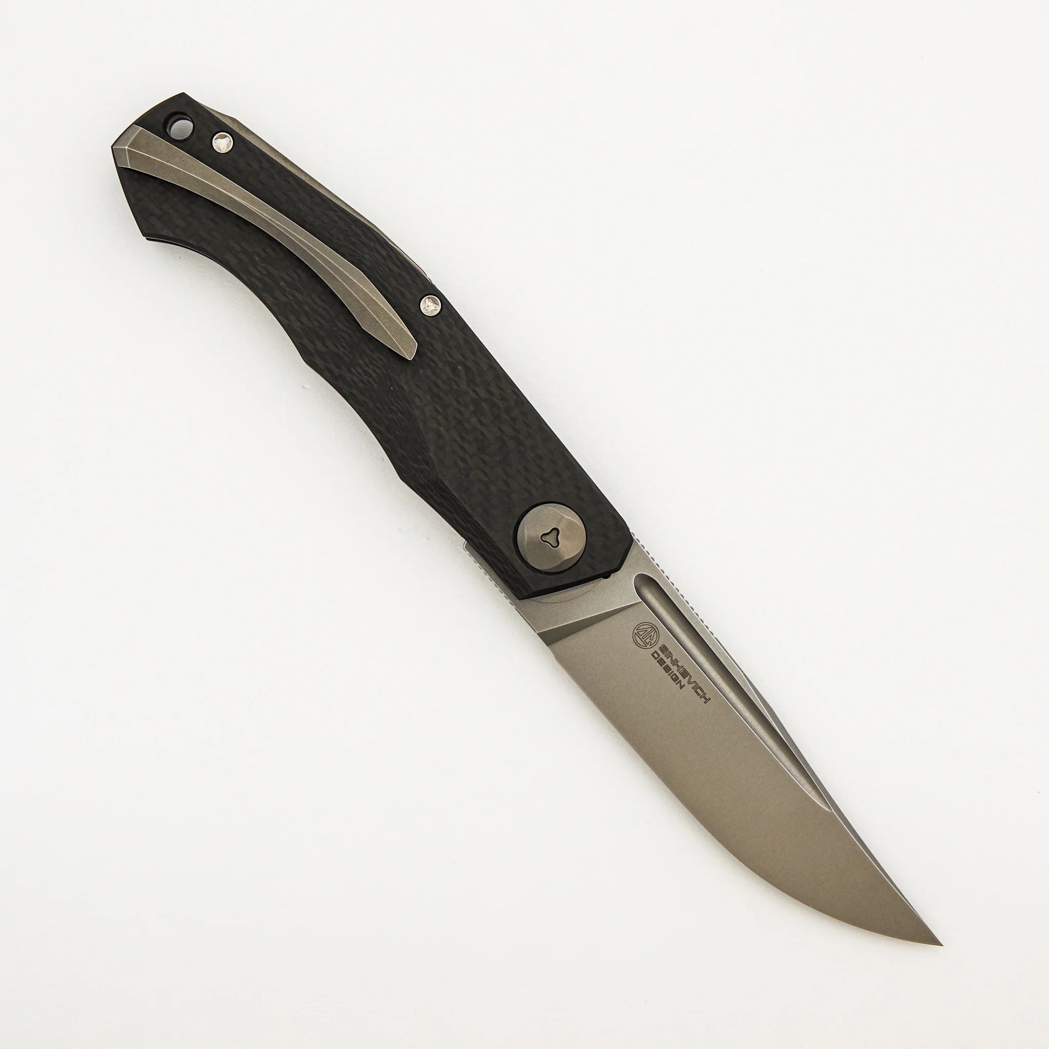 Pero - Carbon Fiber Handle - Vanax 37 Blade - MRBS (Dmitry Sinkevich Design) - Image 2