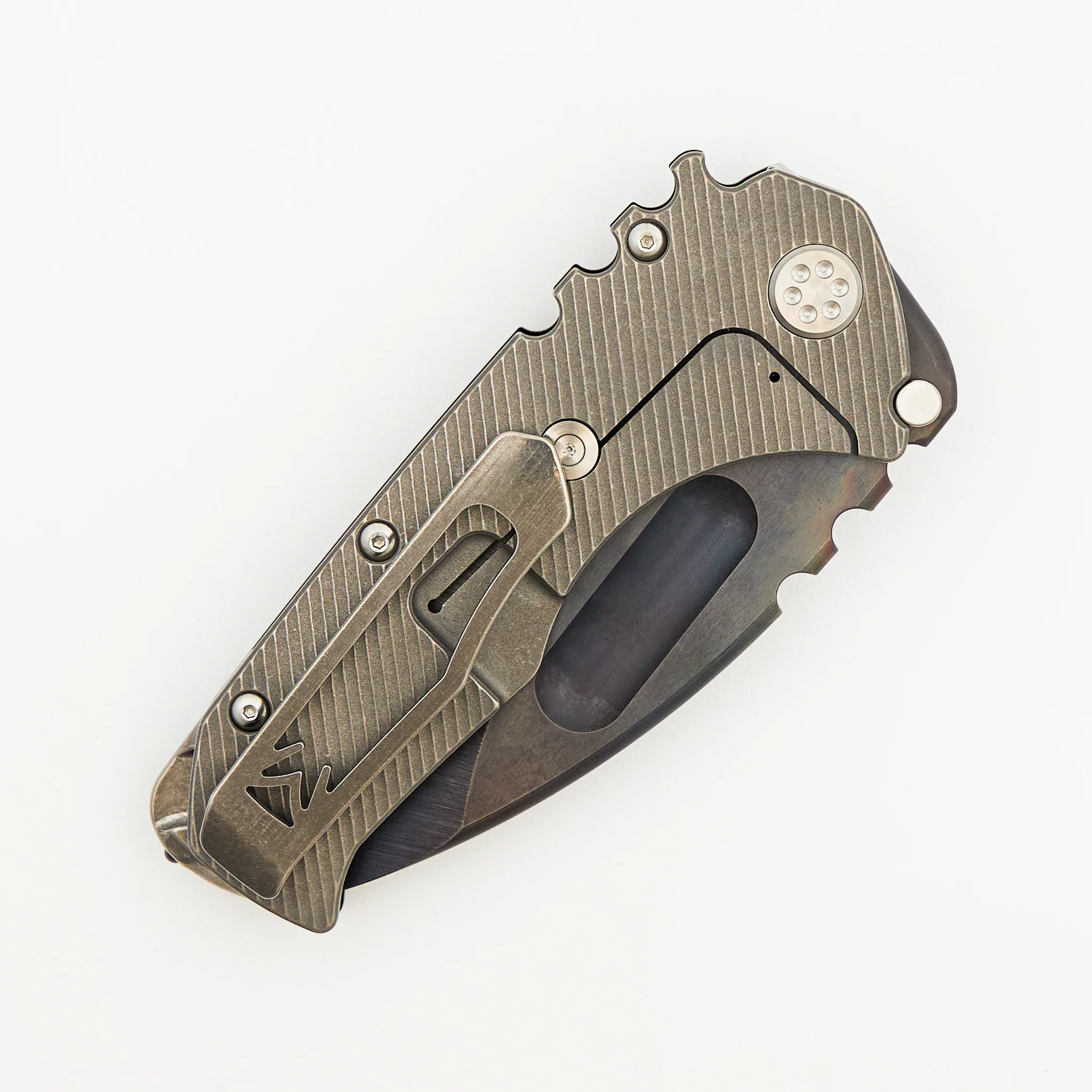 Praetorian Ti-C - Black/Tan G10 Handle - D2 Vulcan Blade - Image 4