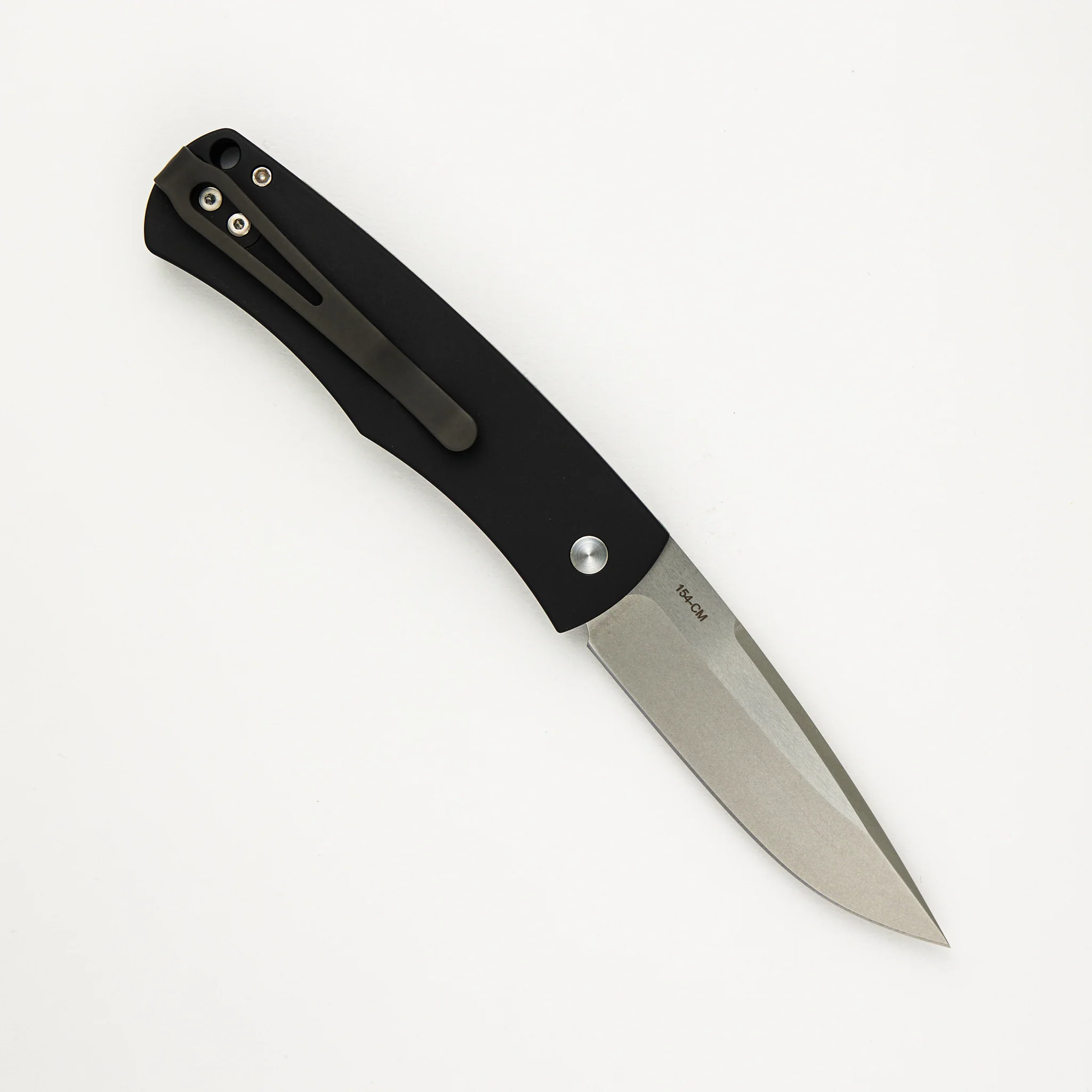 BR-1.3 "Whiskers" Design - Black Handle - Stonewash 154CM Blade - Image 2