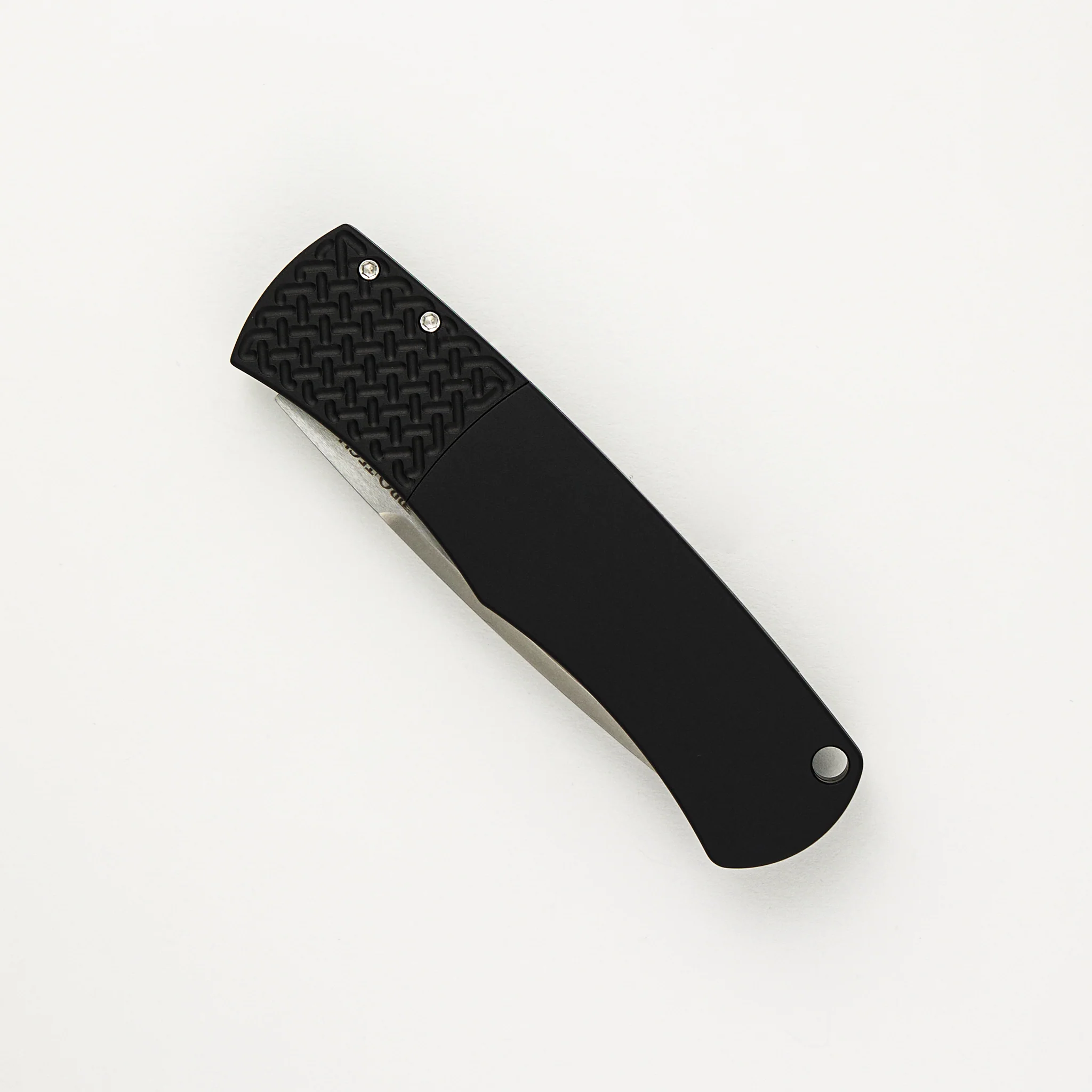 BR-1.3 "Whiskers" Design - Black Handle - Stonewash 154CM Blade - Image 3