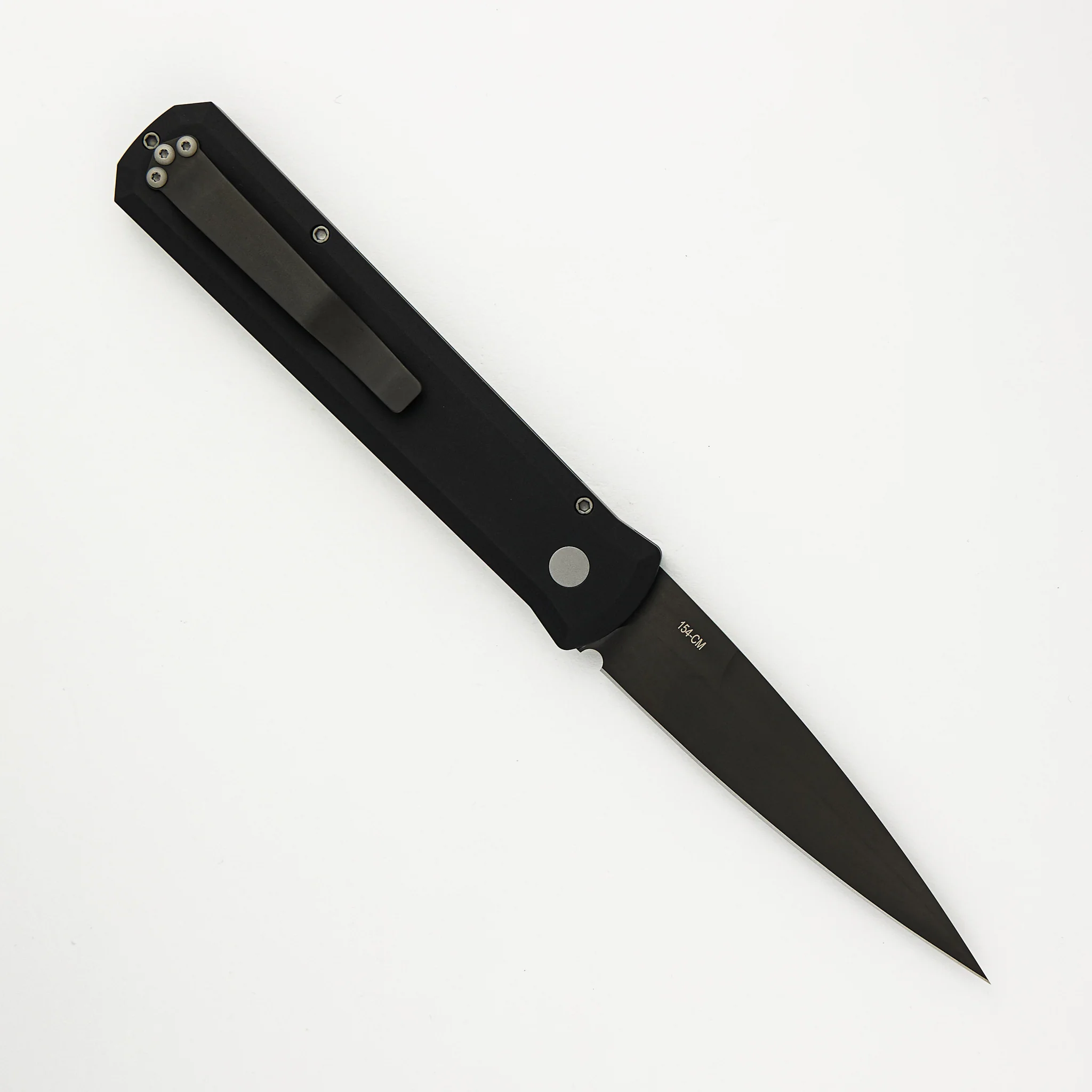GODFATHER – Black Handle – DLC Black 154-CM Blade - 921 - Image 2