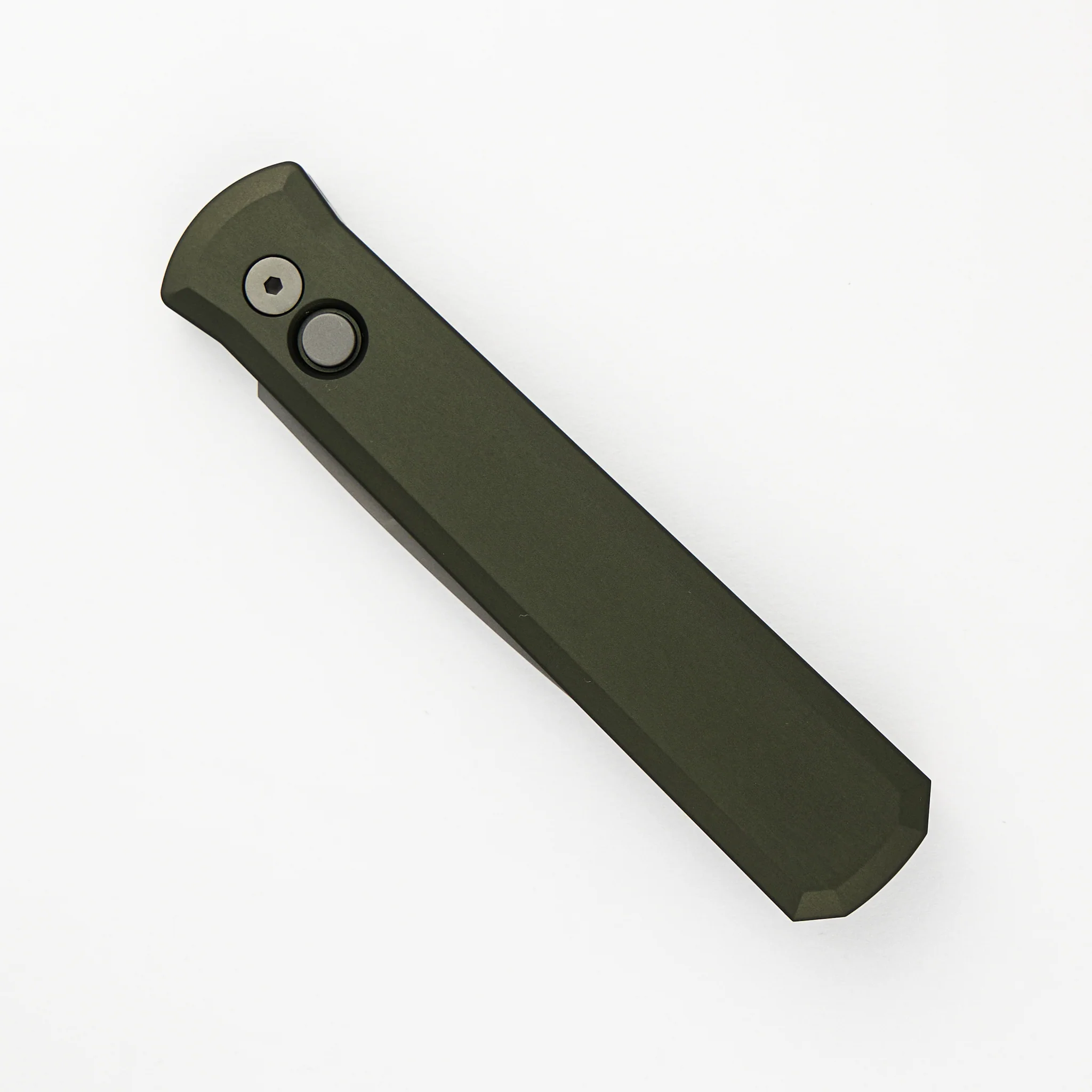 GODFATHER – Solid Green Handle – Blasted 154CM Plain Edge Blade 920-Green - Image 3