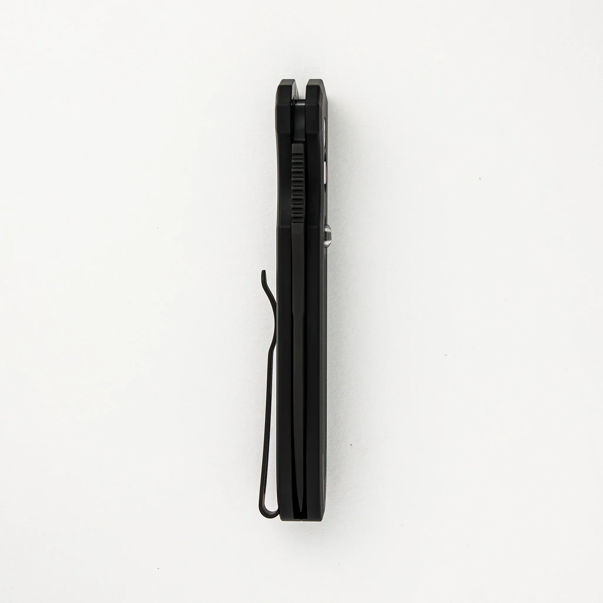 PDW Invictus Auto – Black Handle – Red G10 Push Button – CPM Magnacut Black DLC Blade 1805 - Image 5