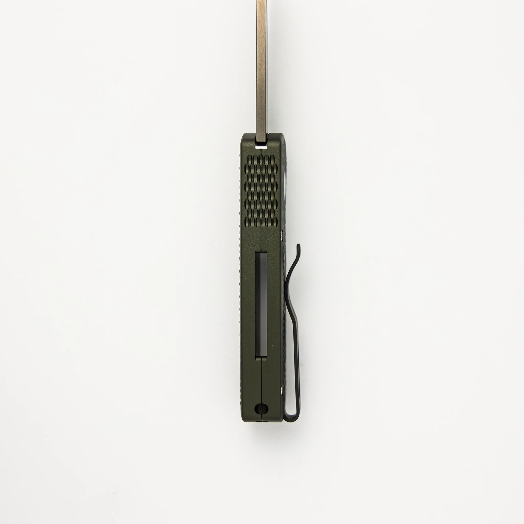Runt 5 β 2024.BLADEWEST.02 - Green Textured Handle - Smokey Gret DLC MagnaCut Reverse Tanto Blade - Image 7