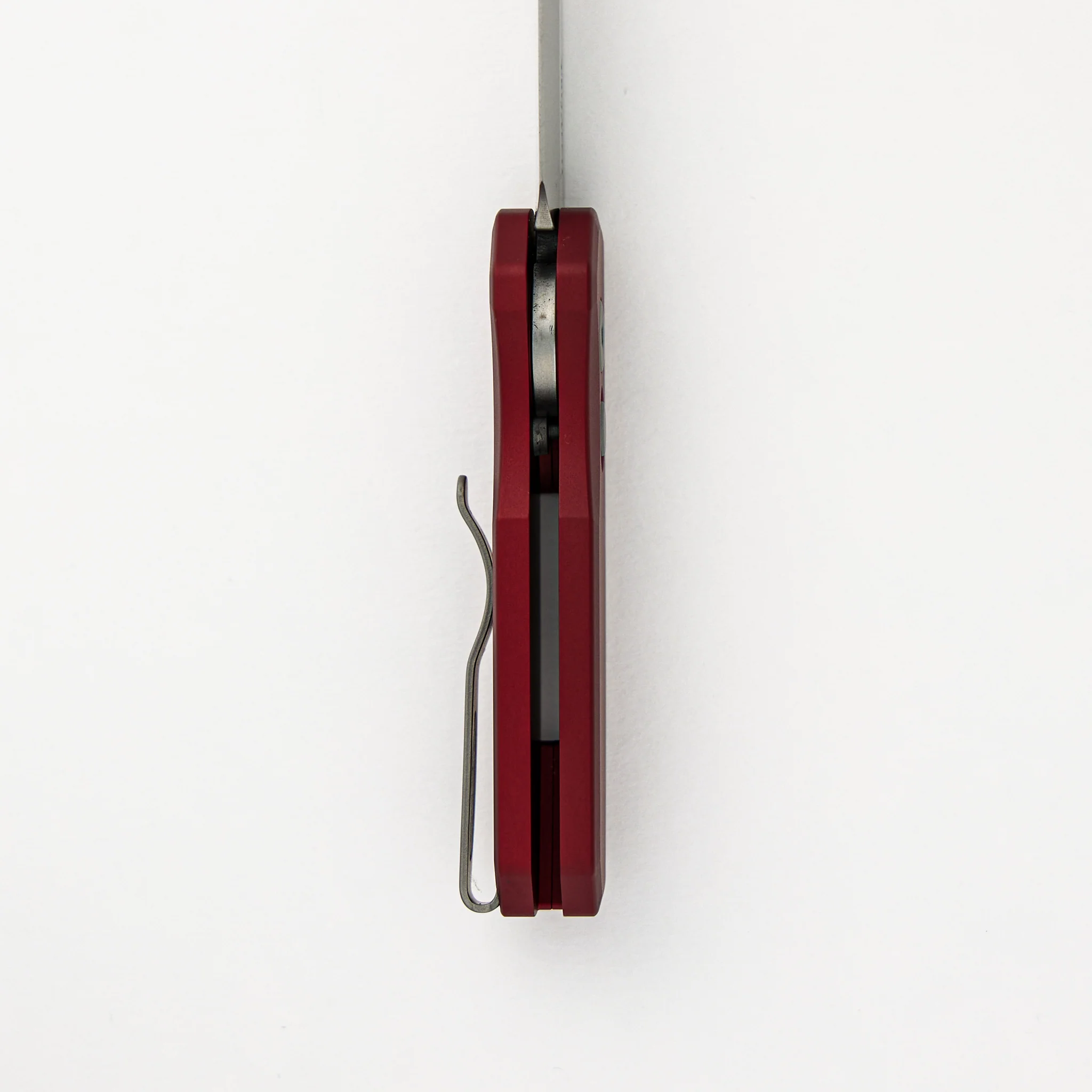 Runt 5 - Red Aluminum Handle - Stonewash Magnacut Reverse Tanto Blade - R5401-RED - Image 6