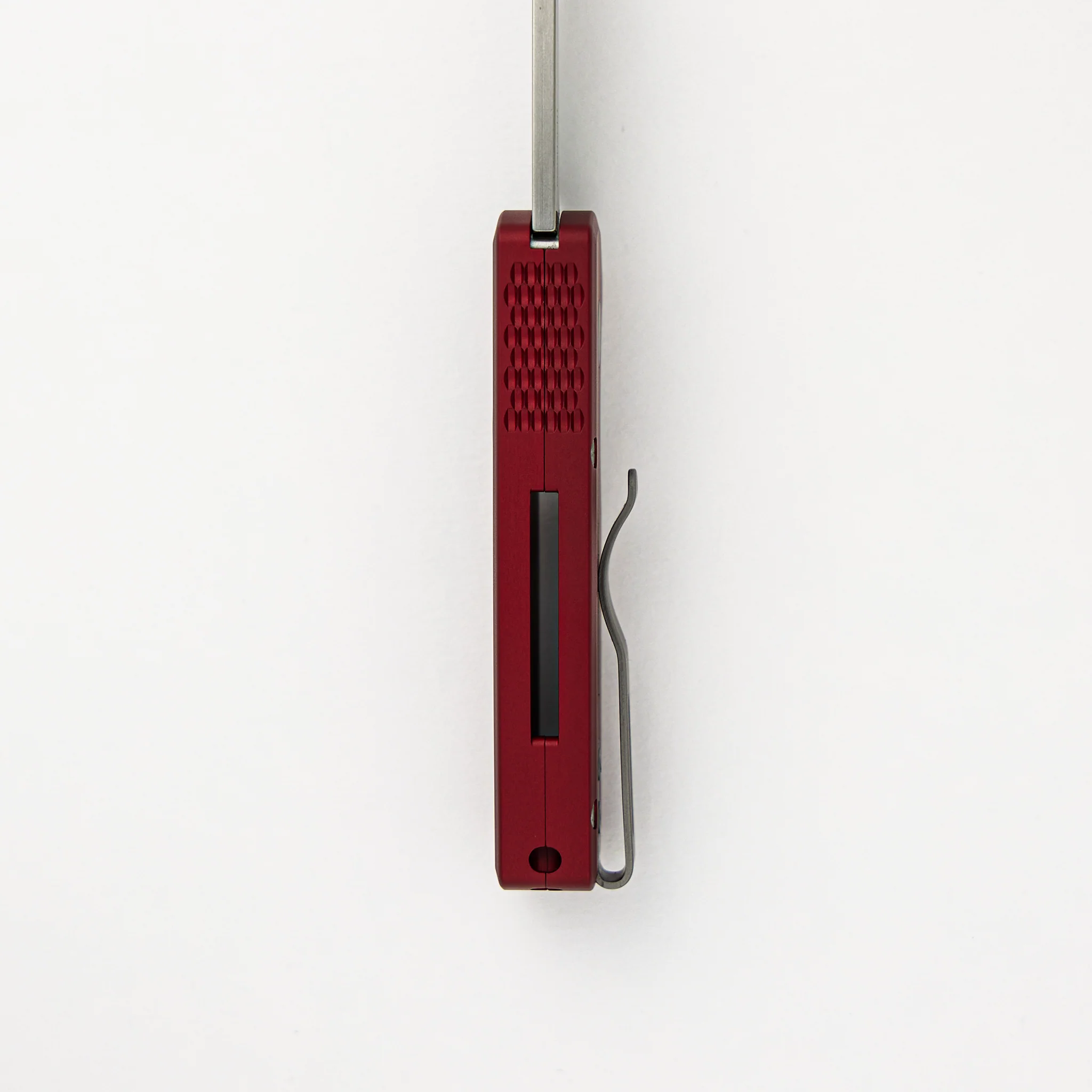 Runt 5 - Red Aluminum Handle - Stonewash Magnacut Reverse Tanto Blade - R5401-RED - Image 7