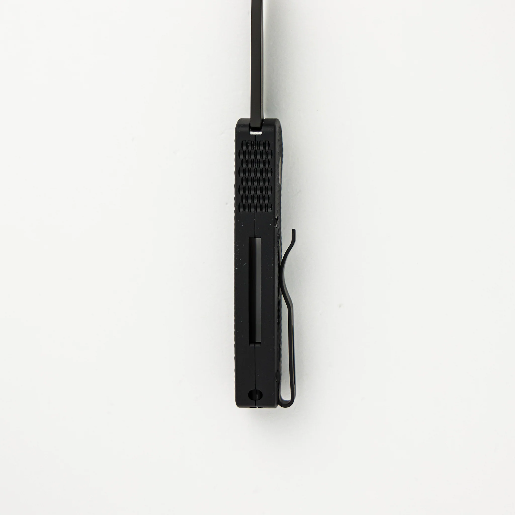 Runt 5 β Textured Black Aluminum Handle β DLC Black Magnacut Reverse Tanto Blade β R5406 - Image 7
