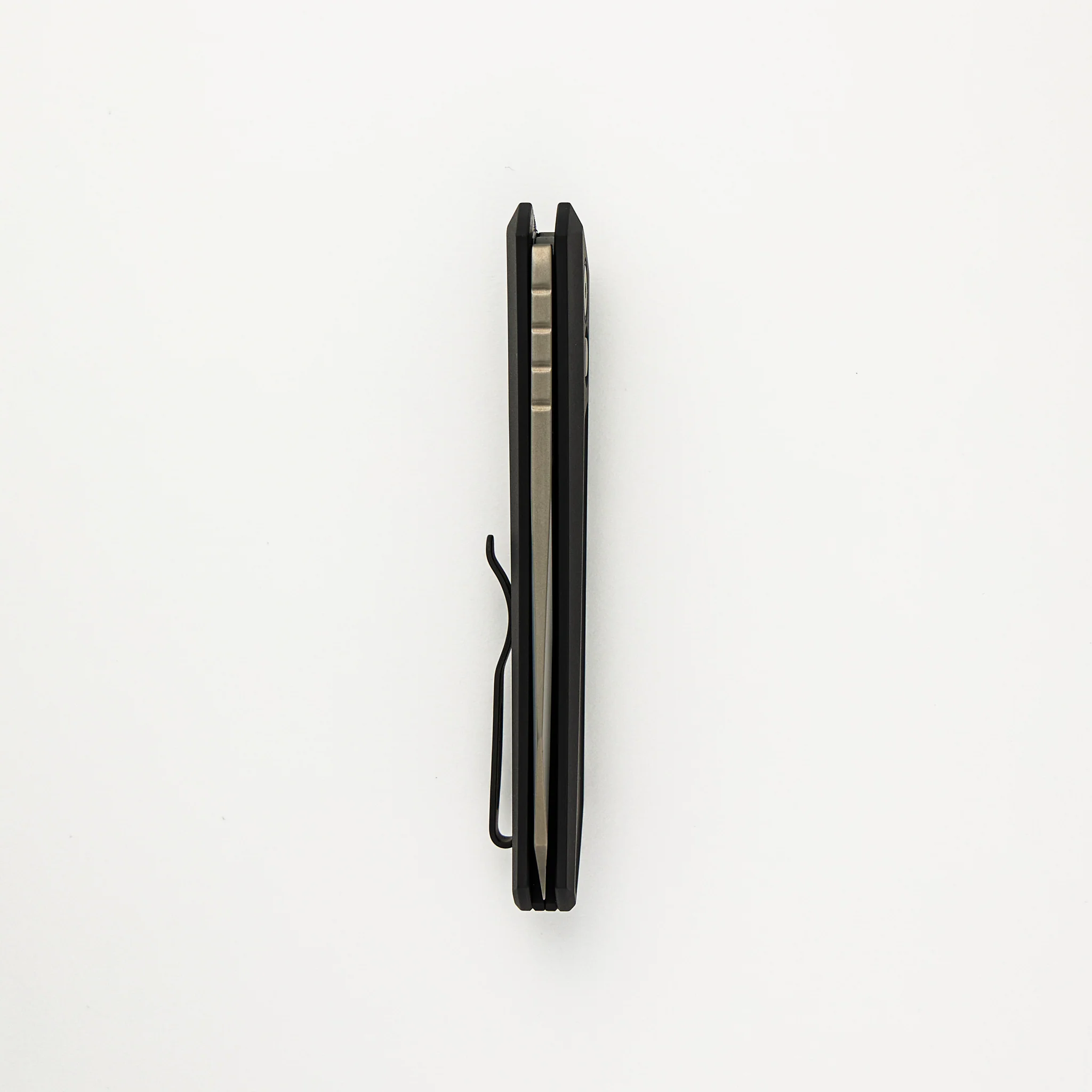 Oligarch - Black Aluminum Handle - Smoky Grey DLC MagnaCut Blade - DS121 (Sinkevich Design) - Image 5