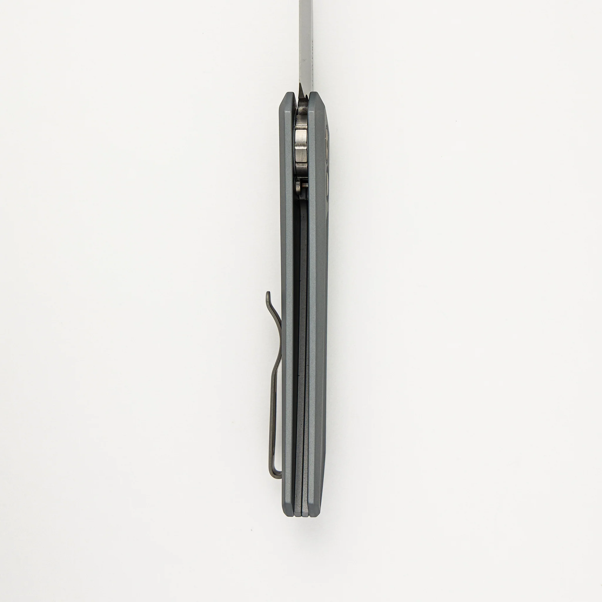 Oligarch - Grey Aluminum Handle - Stonwashed MagnaCut Blade - DS101-GREY (Sinkevich Design) - Image 6