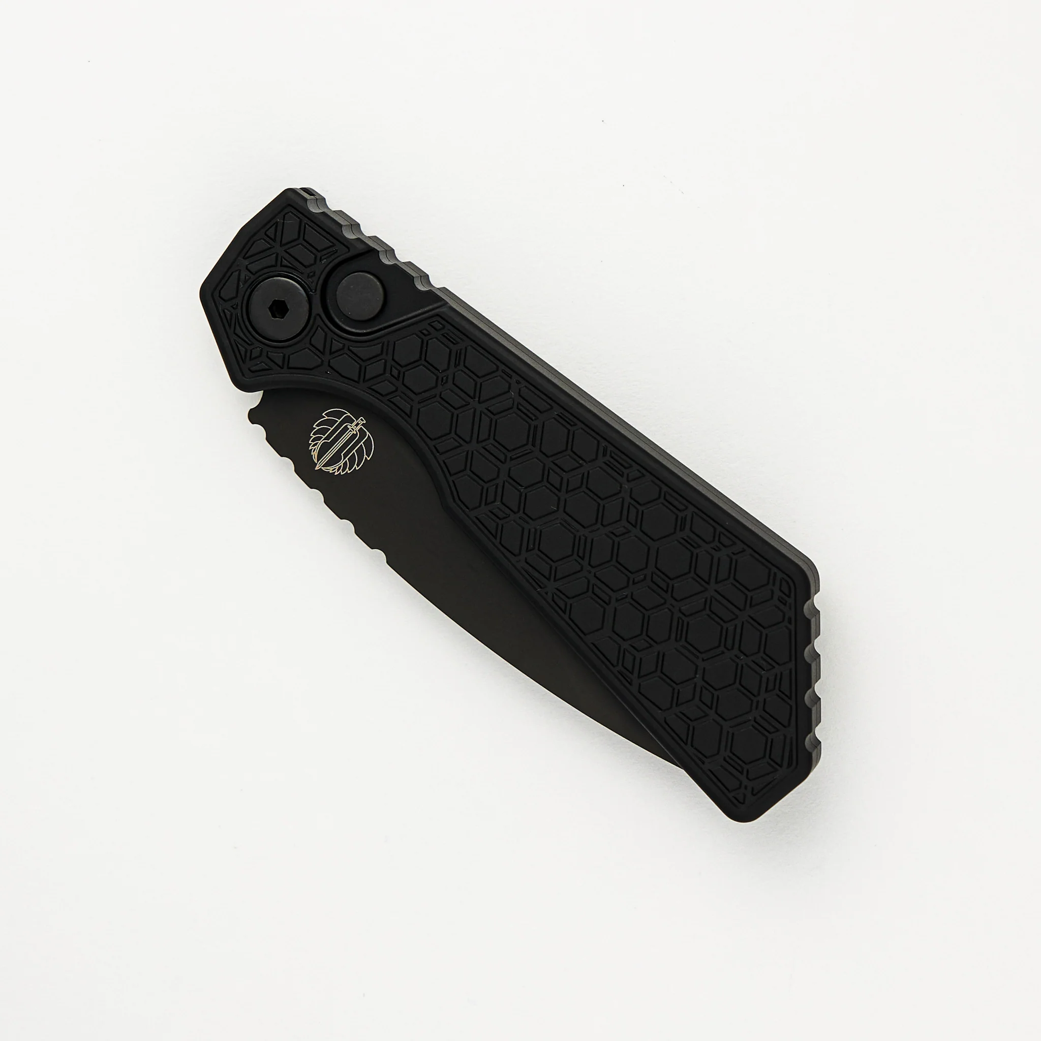 PT+ Auto ā Black Gridlock Textured Handle - DLC Black MagnaCut Blade (Strider Design) - Image 3