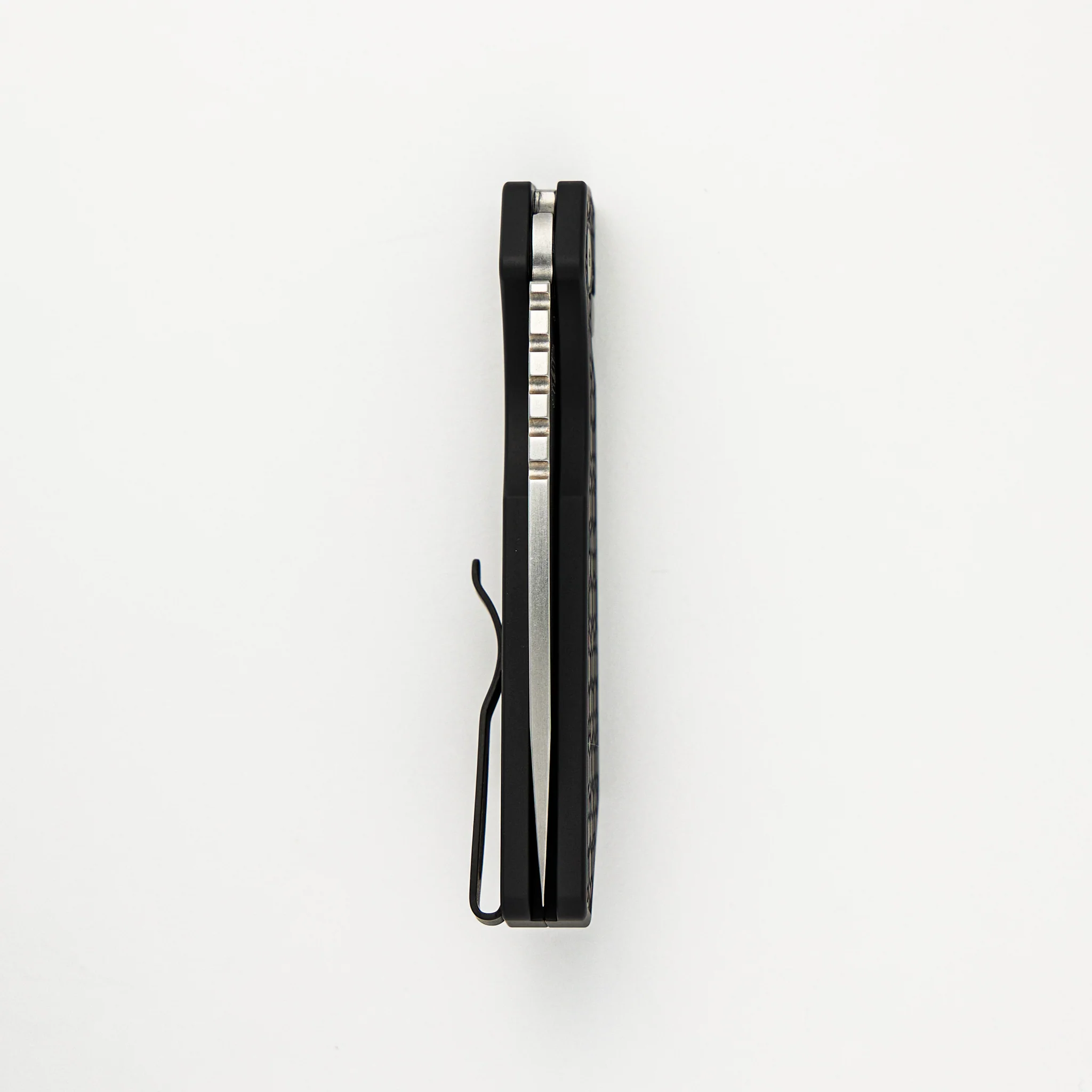 PT+ Auto – Black Gridlock Textured Handle - Stonewash MagnaCut Blade (Strider Design) - Image 5