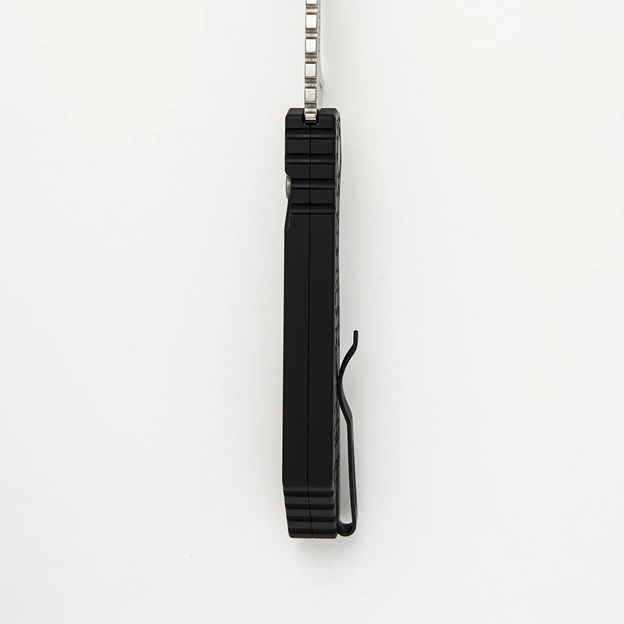 PT+ Auto – Black Gridlock Textured Handle - Stonewash MagnaCut Blade (Strider Design) - Image 7