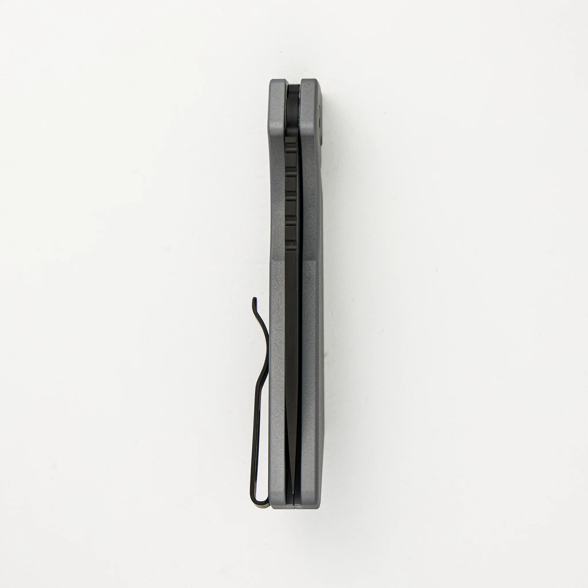 Strider PT+ Auto PT203-GREY β Grey Aluminum Handle - DLC Black MagnaCut Blade - Image 5