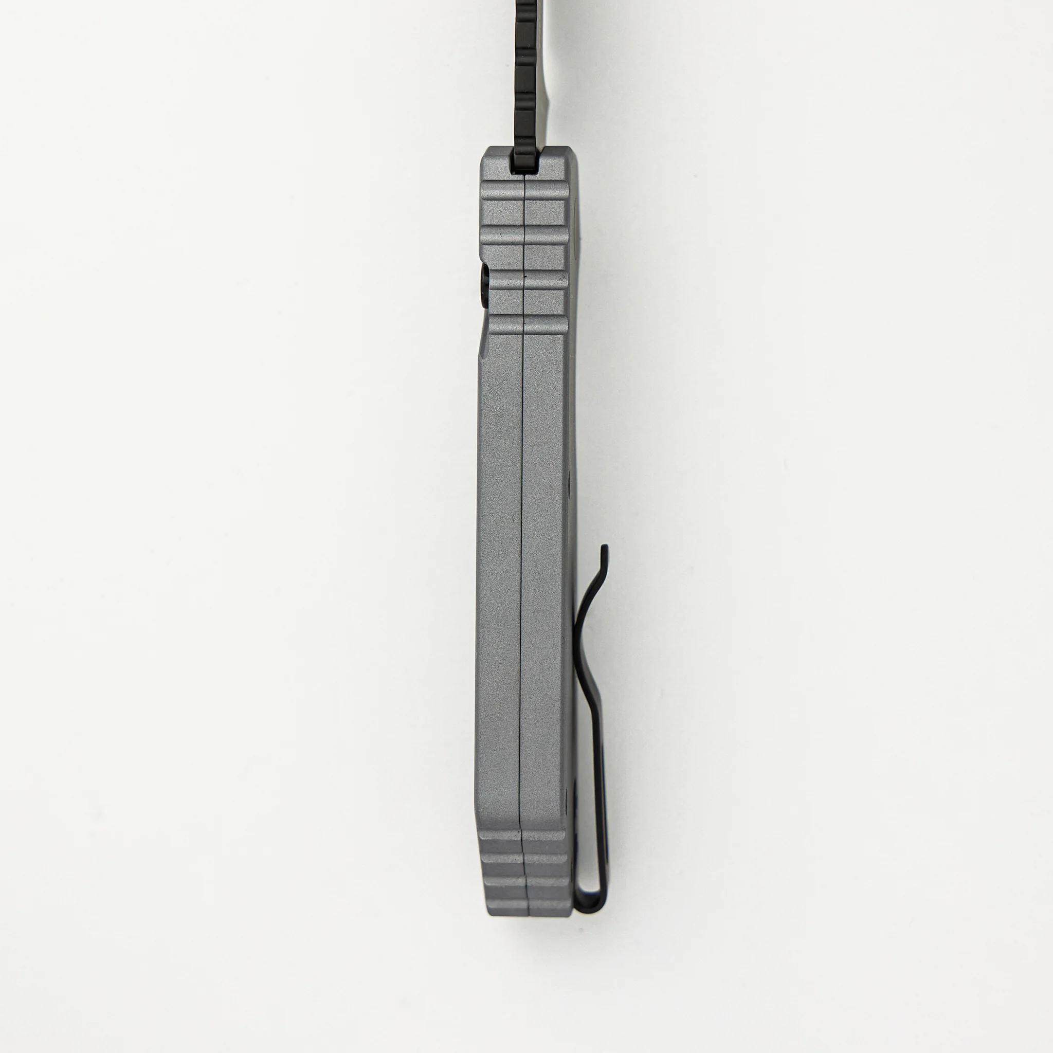 Strider PT+ Auto PT203-GREY β Grey Aluminum Handle - DLC Black MagnaCut Blade - Image 7