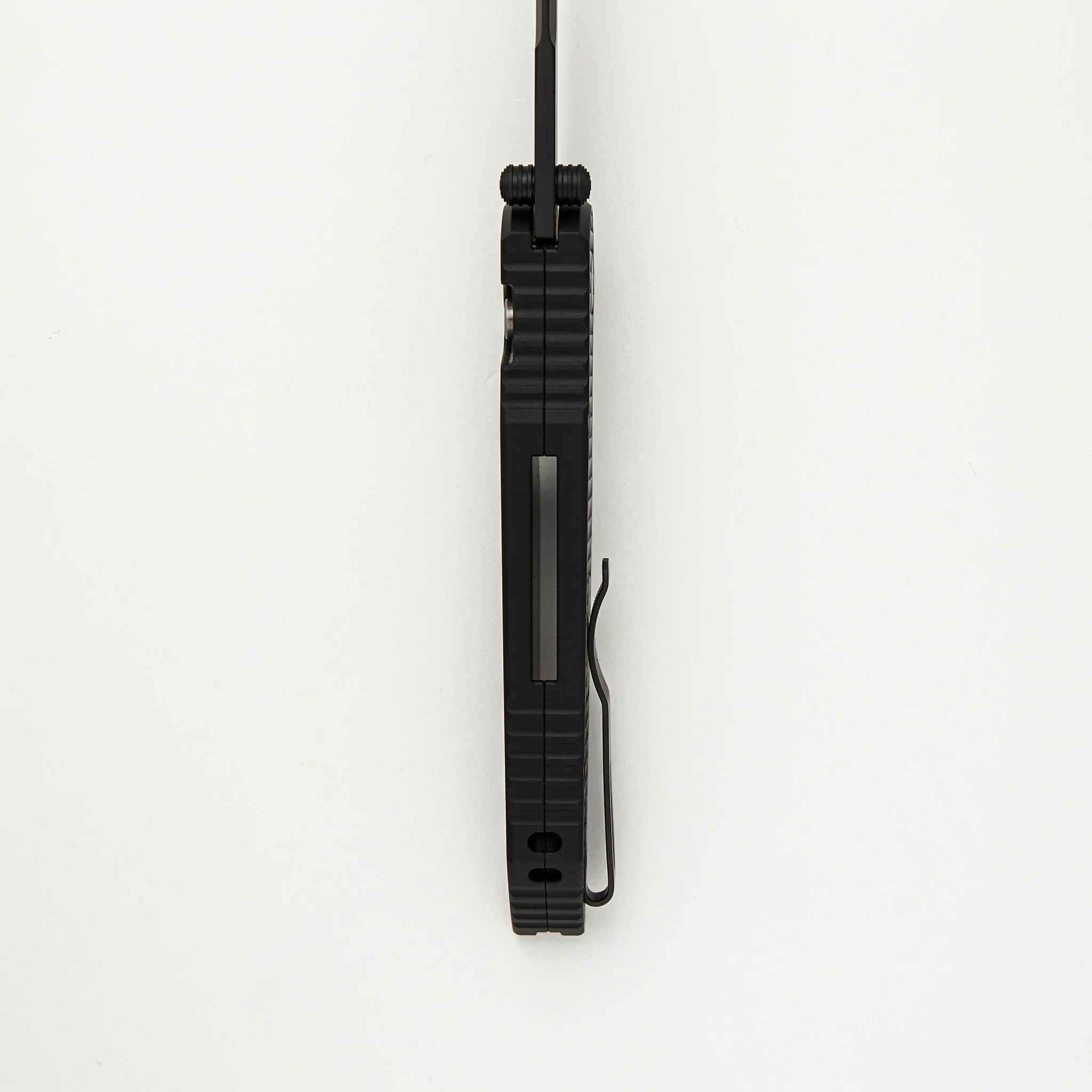 TR-3 Integrity - Black "Relic" Textured Handle - DLC Black S35VN Blade - INT106 - Image 7