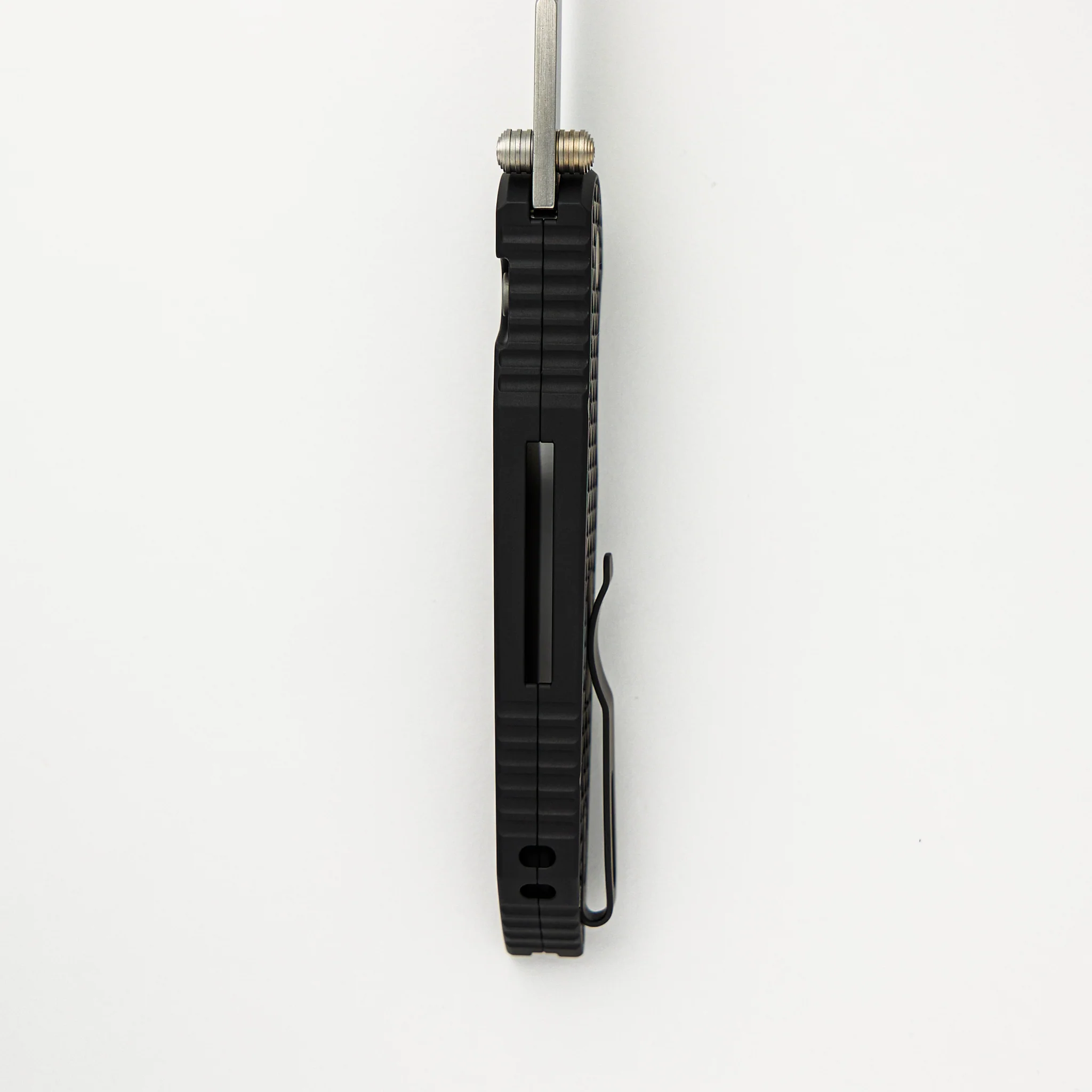 TR-3 Integrity - "Relic" Textured Black Aluminum Handle - S35VN Blade - INT105 - Image 7