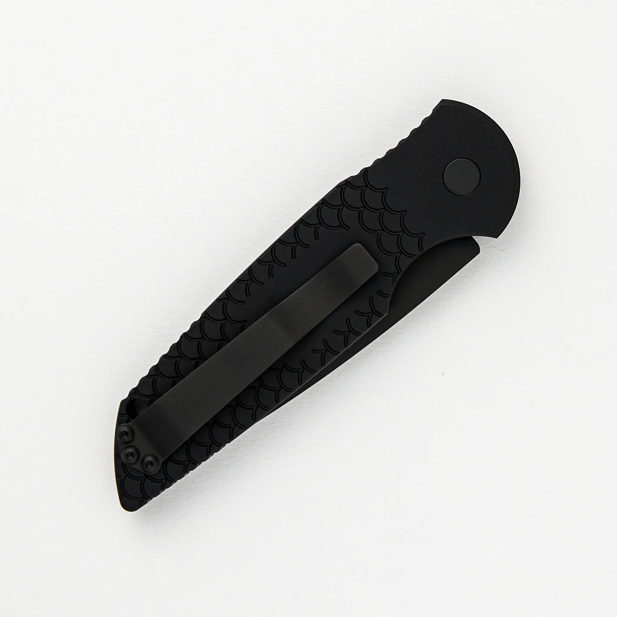 TR-3 X1 Operator - Black "Fish Scale" Handle, Black Sterile Blade, Tritium Button - Image 4