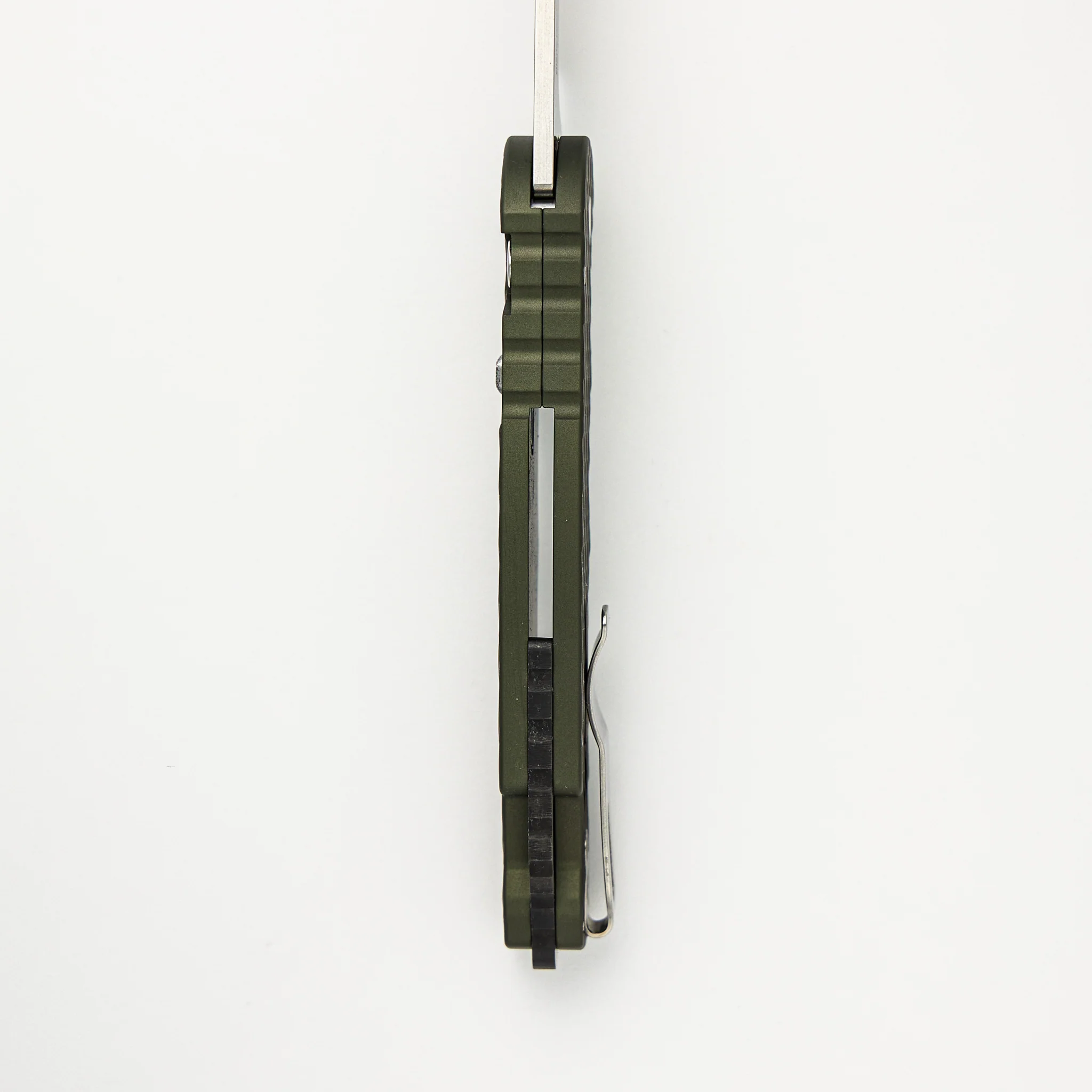 TR-4 - 2024.BLADEWEST.04 - Green Feather Texture Handle - Stonewash MagnaCut Blade - Image 7