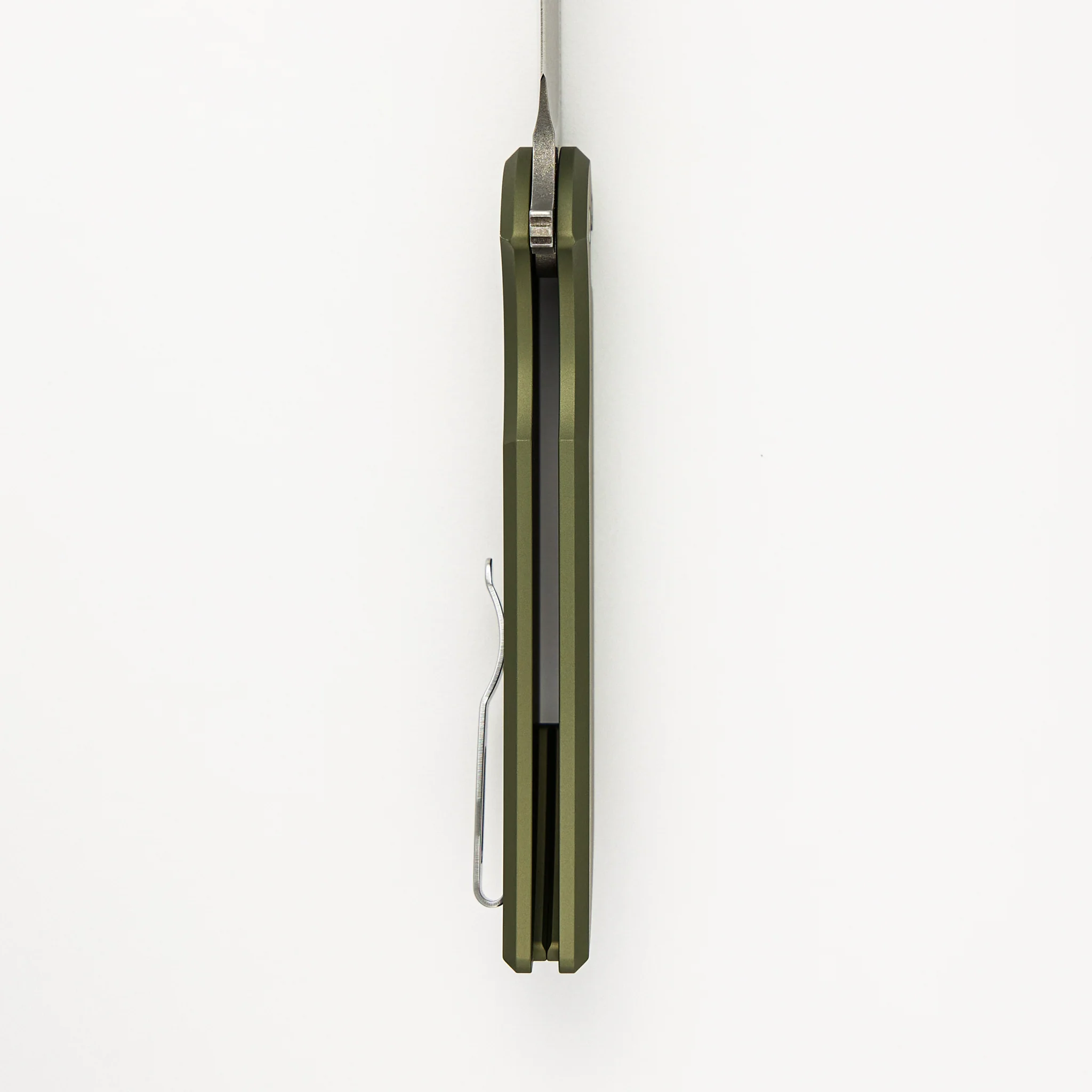 Malibu Flipper 5206 DLC Reverse Tanto CPM 20CV Blade & Pro-Tech/Drop Mordax OD Green CPM 20CV Blade - Image 7
