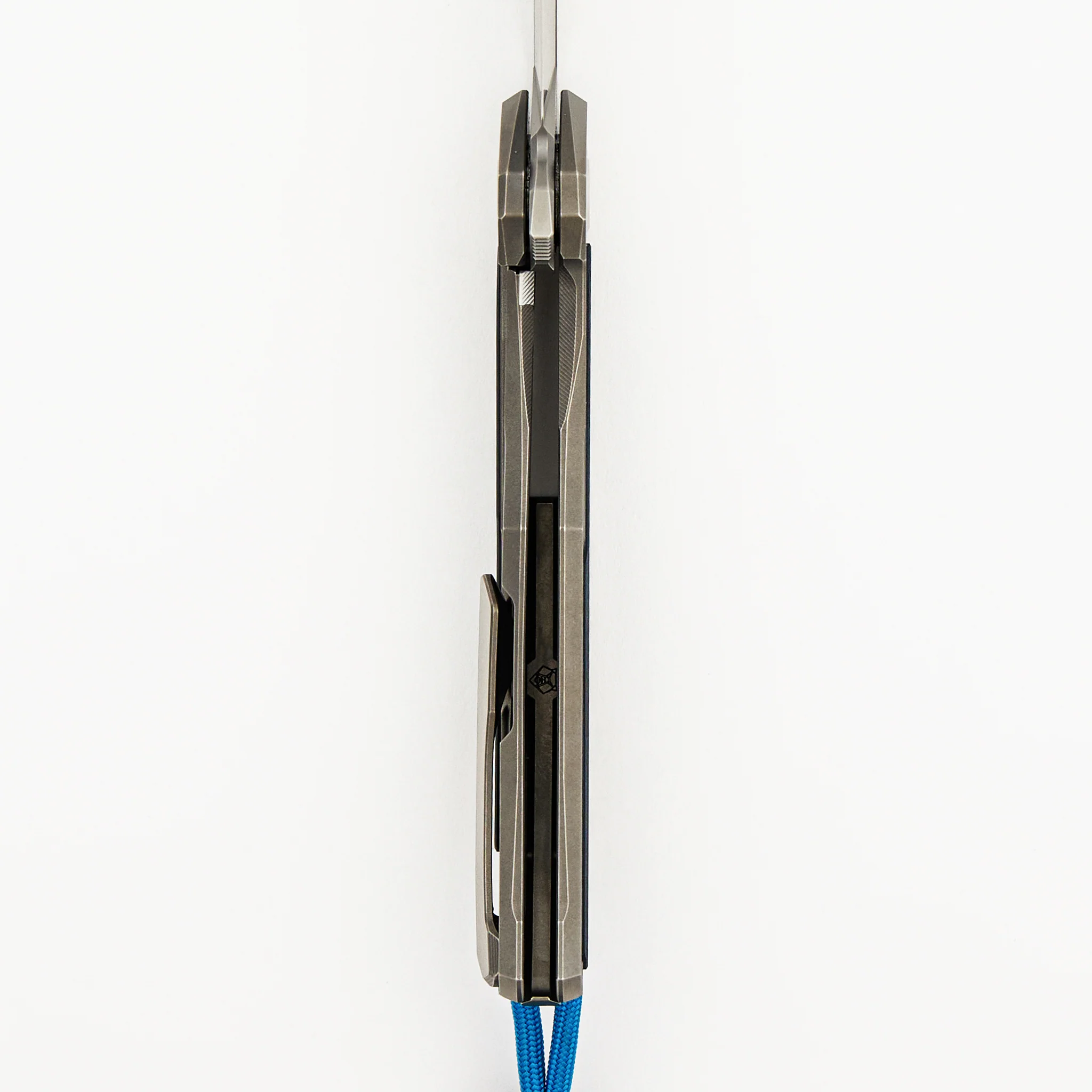 Quantum BLKM - Titanium/Ocean Blue CarboTi Handle - S90V Blade - SRRBS - Image 5