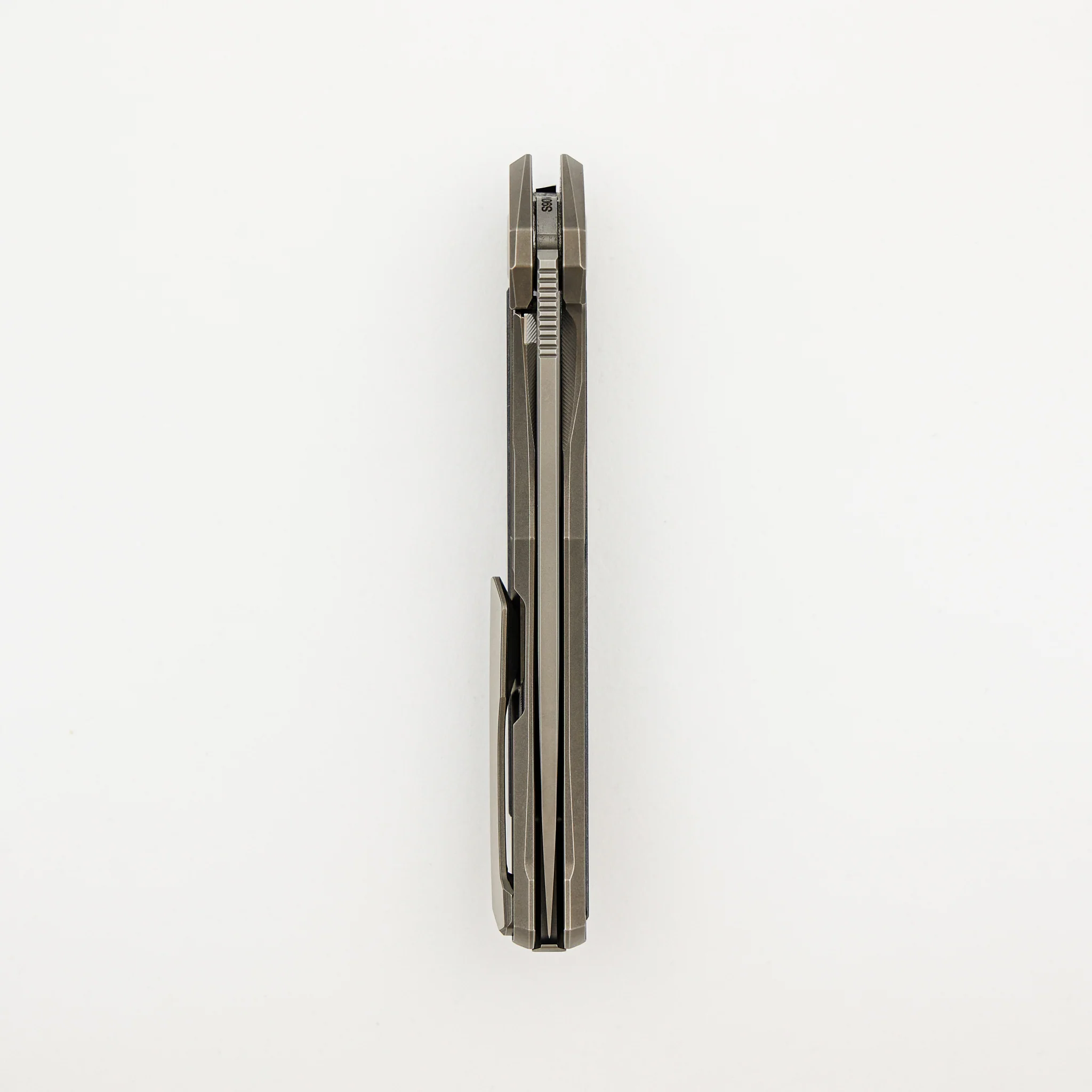 Quantum WKM - Titanium/White CarboTi Handle - S90V Blade - SRRBS - Image 5