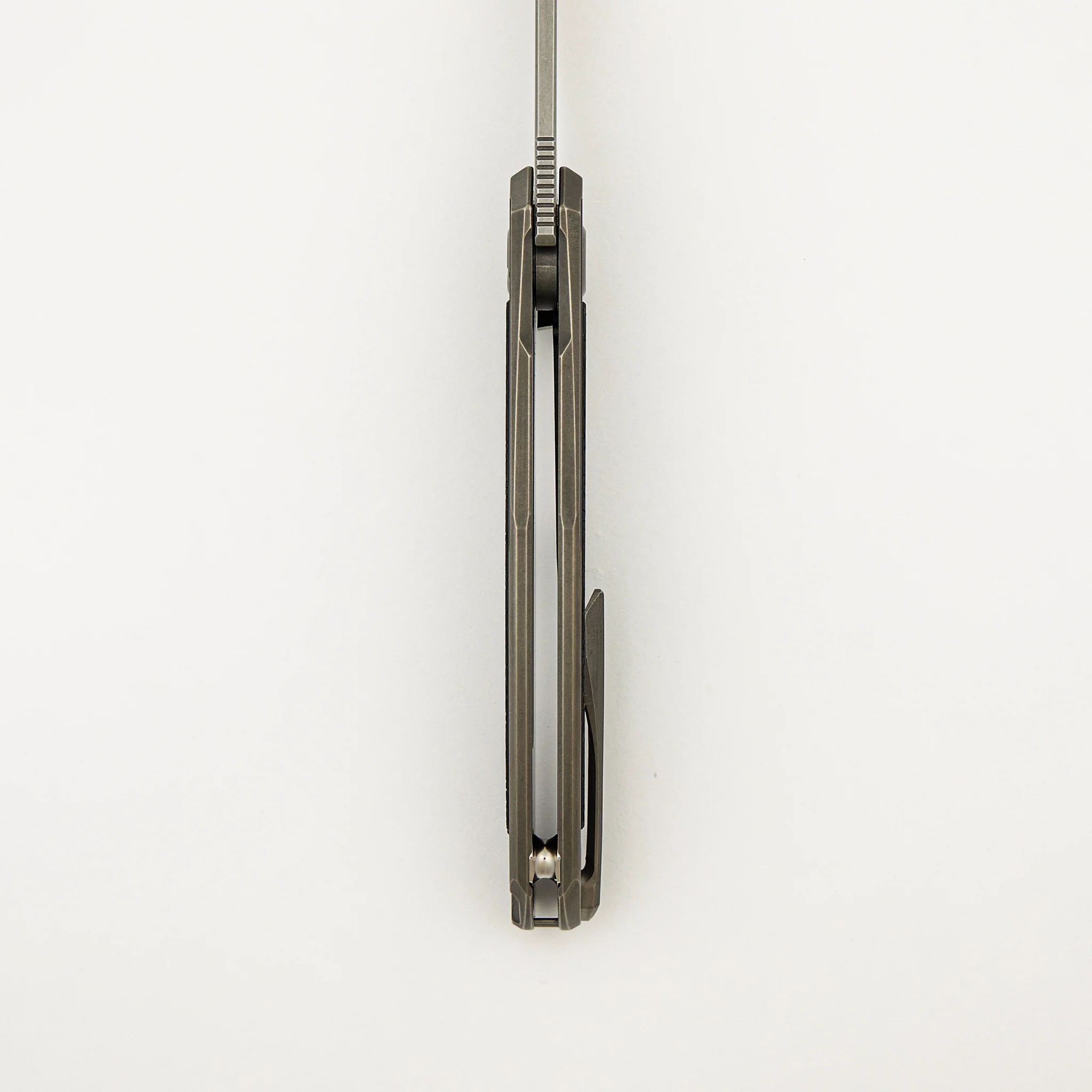 "R1 Edition" Ursus Quantum NL - Cromax PM Blade - Titanium Handle - R1 Pattern Carbon Fiber Inlay - MRBS - Image 7