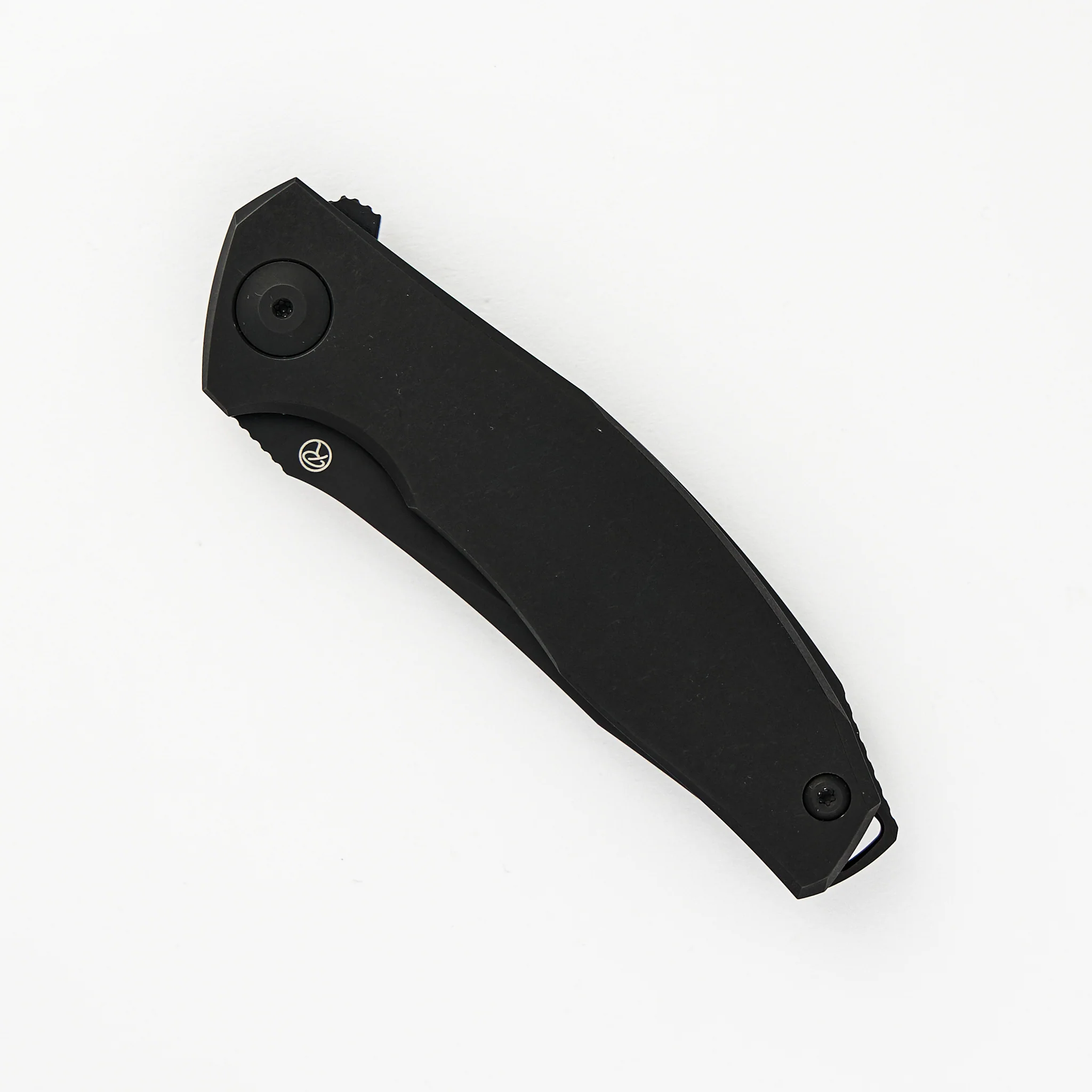 Adzin Flipper – PVD M390 Blade – PVD Titanium Handle - Image 3