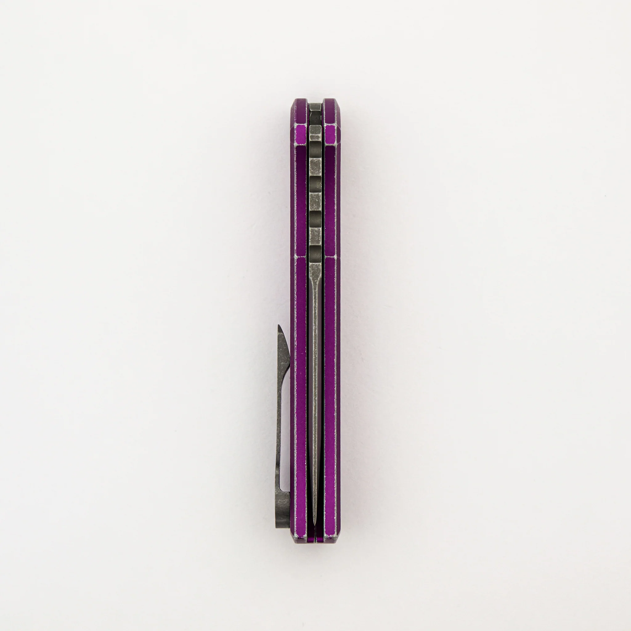Redencion 229 Auto - Battle Worn Tanto - Purple Aluminum Handle - Image 5