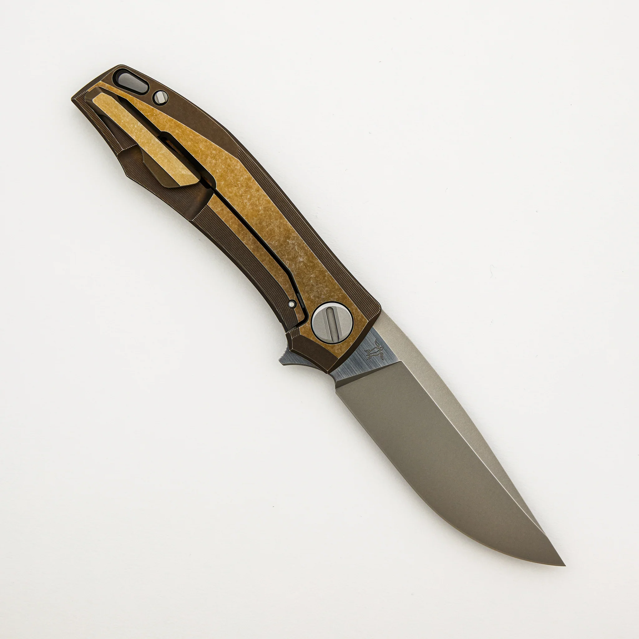 RKMP B - M398 Blade - Bronze Titanium Handle - SRRBS (Charles Marlowe Design) - Completed - Image 2