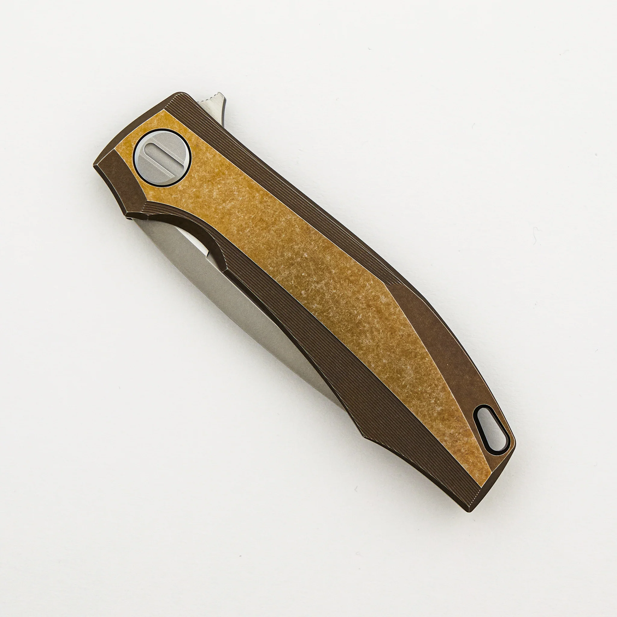 RKMP B - M398 Blade - Bronze Titanium Handle - SRRBS (Charles Marlowe Design) - Completed - Image 3
