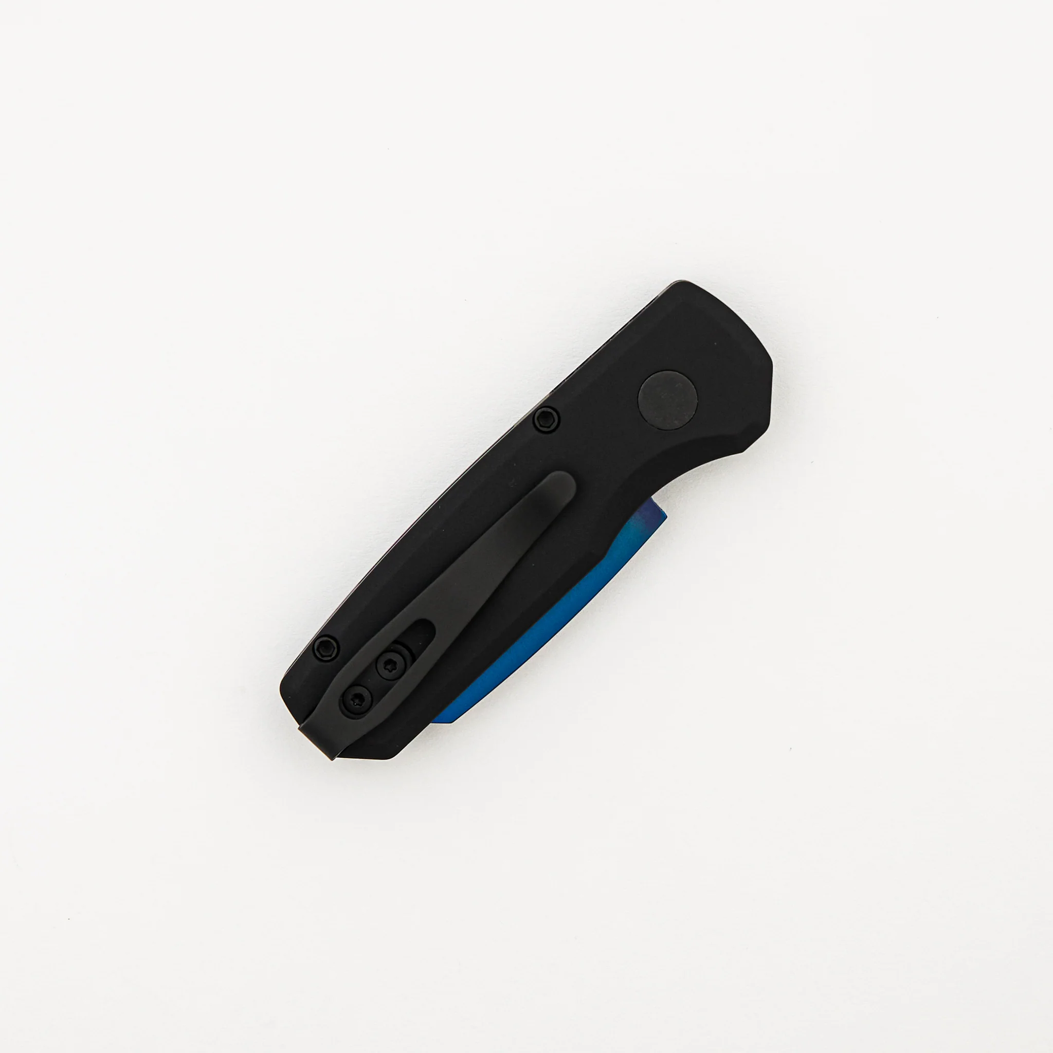 Runt 5 - R5203-SB - Black Handle - Sapphire Blue 20CV Reverse Tanto Blade - Image 4