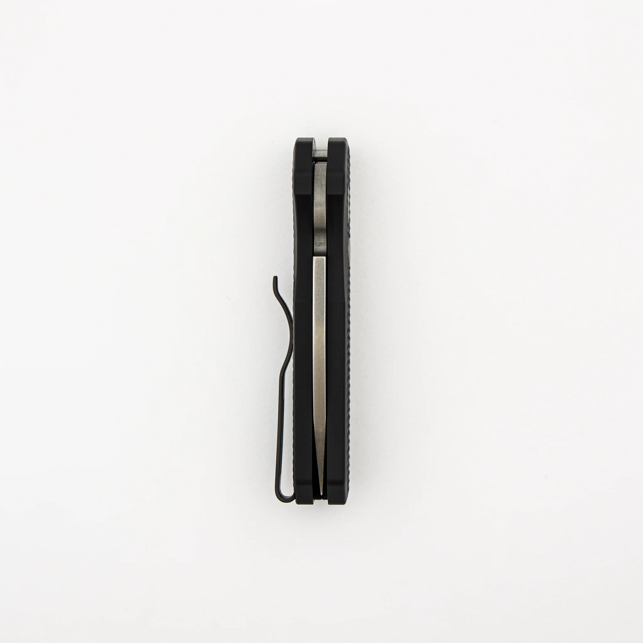 Runt 5 - Textured Black Handle - Stonewash MagnaCut Wharncliffe Blade - R5305 - Image 5
