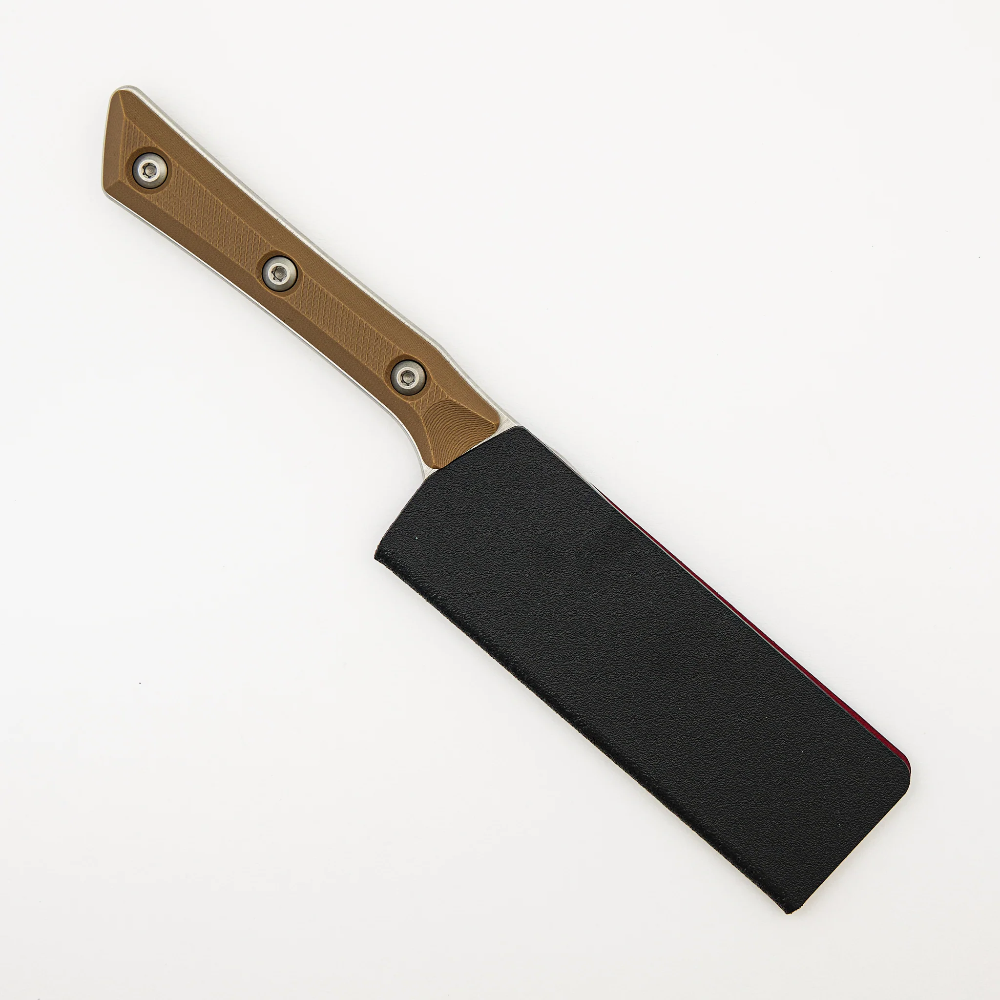 Santoku 4" - G-10 Coyote Tan - Stonewash Standard - 3300-10 CE - Image 4