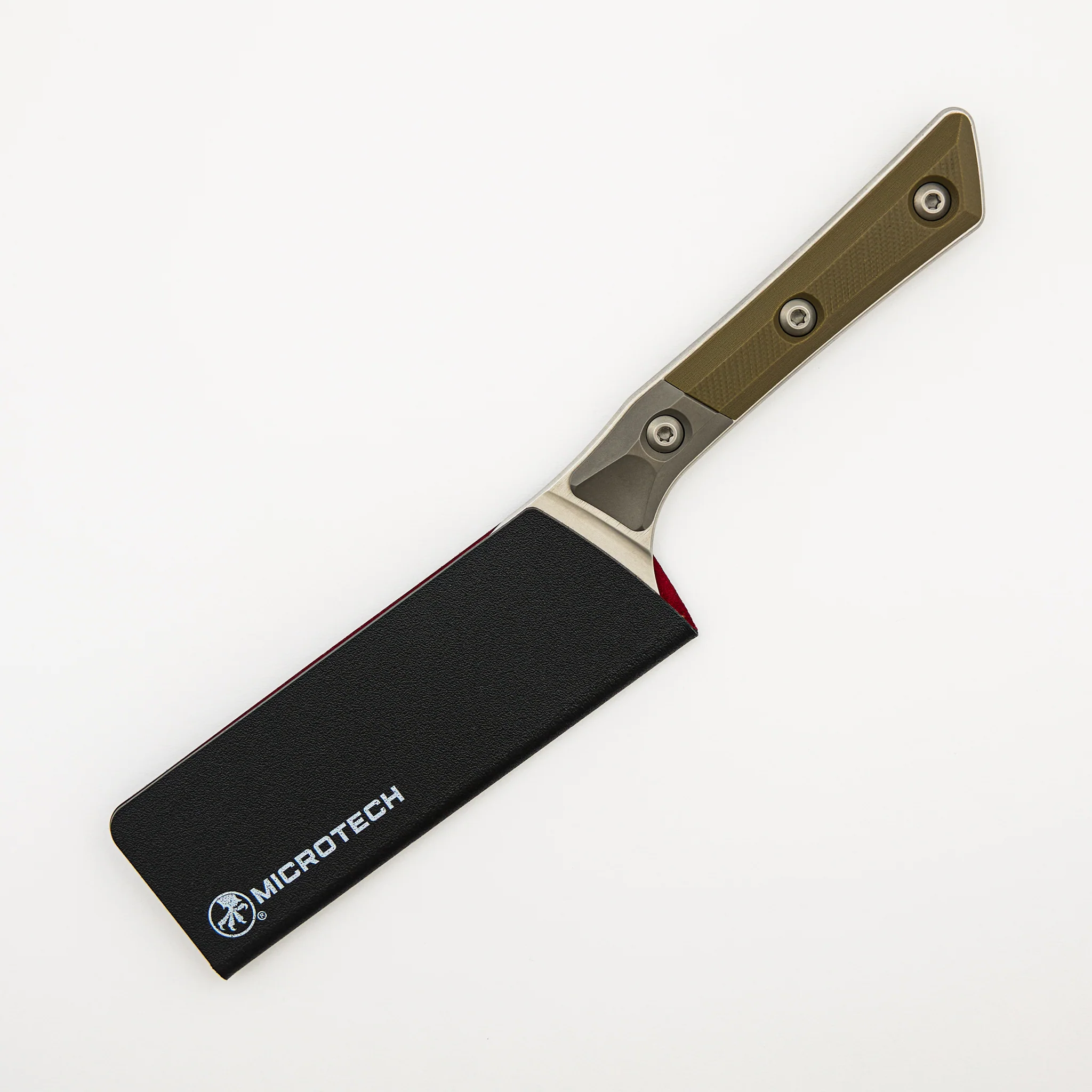 Santoku 4" - G-10 OD Green - Bead Blast Bolster - Stonewash Standard - 3300B-10 OD - Image 3