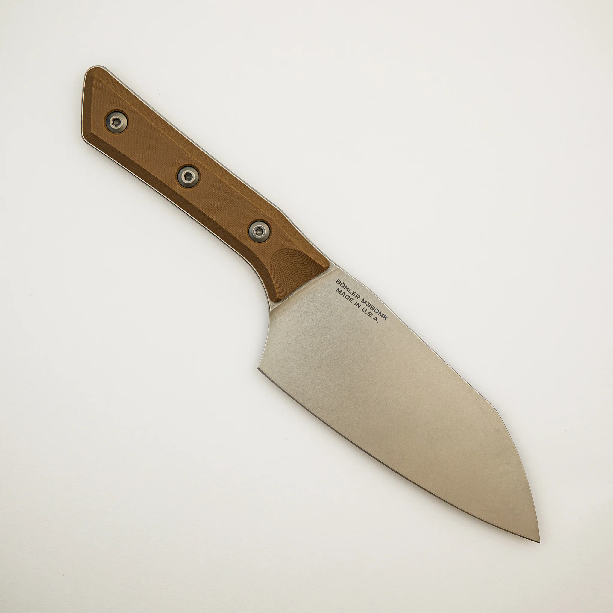Santoku 6" - G-10 Coyote Tan - Stonewash Standard - 3200-10 CE - Image 2
